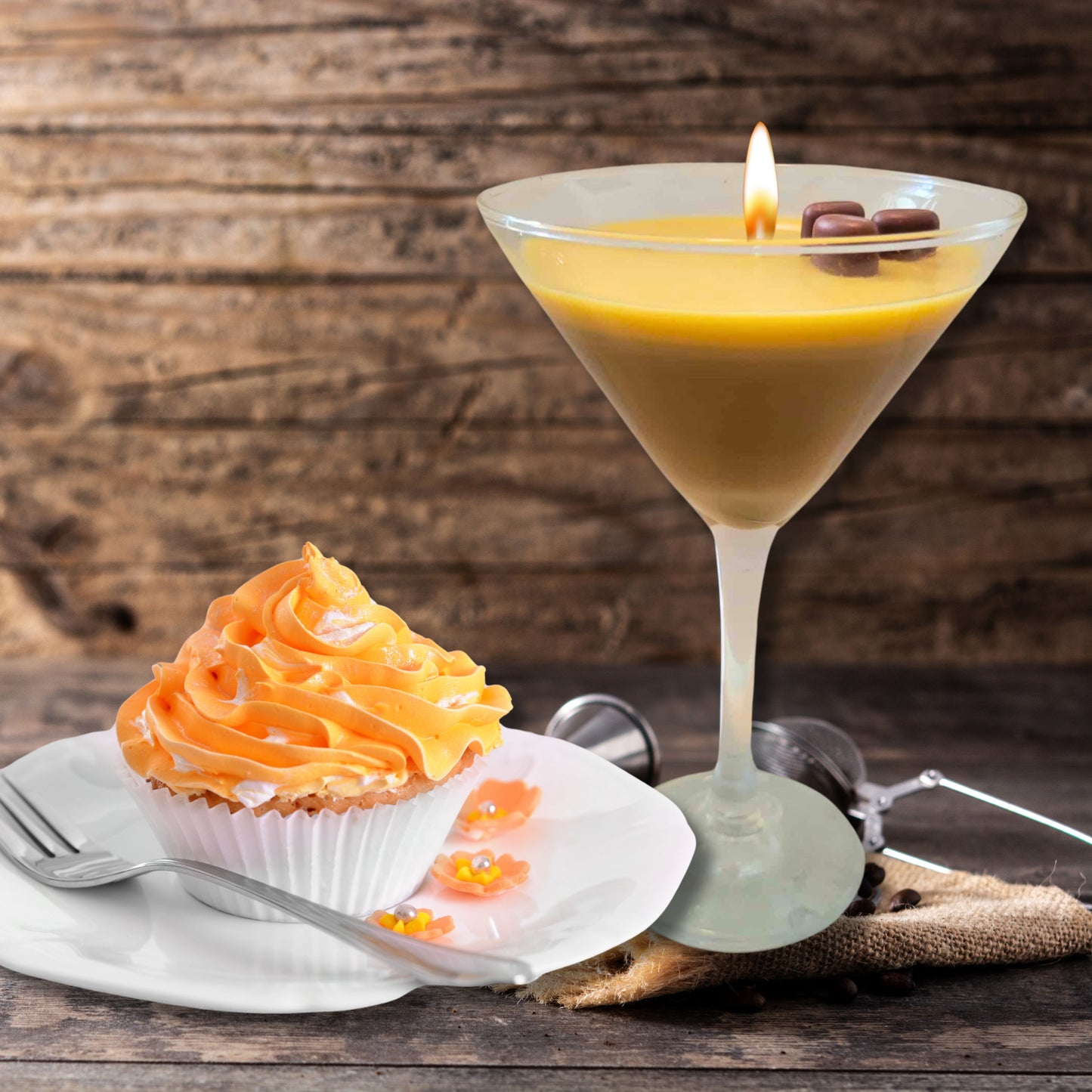 Cafe Delights Chocolate Martini Scented Soy Wax Candle