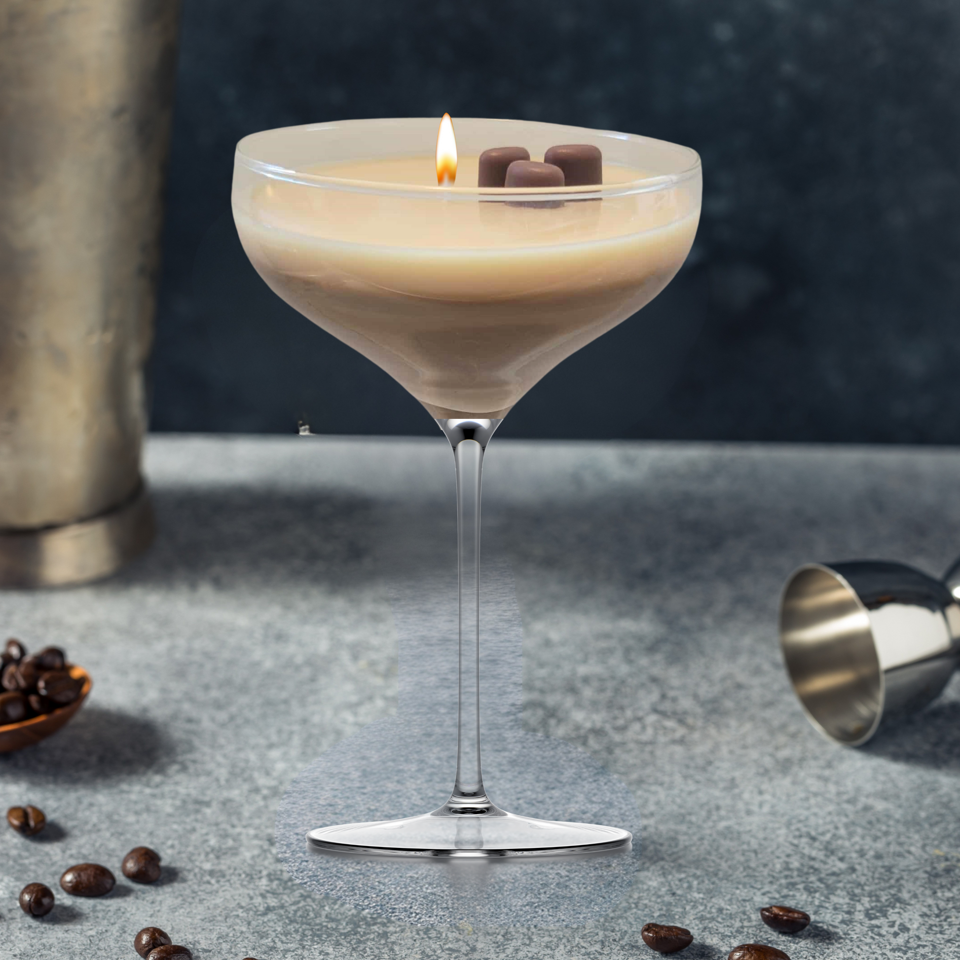 Cafe Delights Espresso Martini Cocktail Scented Soy Wax Candle