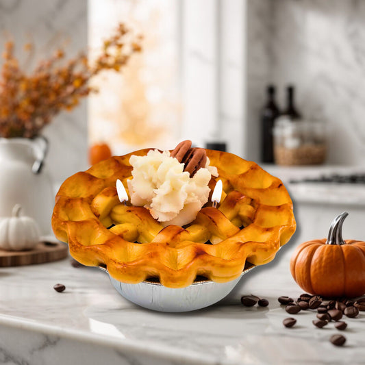 Cafe Delights Homestyle Pumpkin Pie Scented Soy Wax Candle