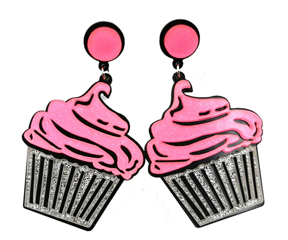 Cupcake Dreams Statement Fashion Earrings