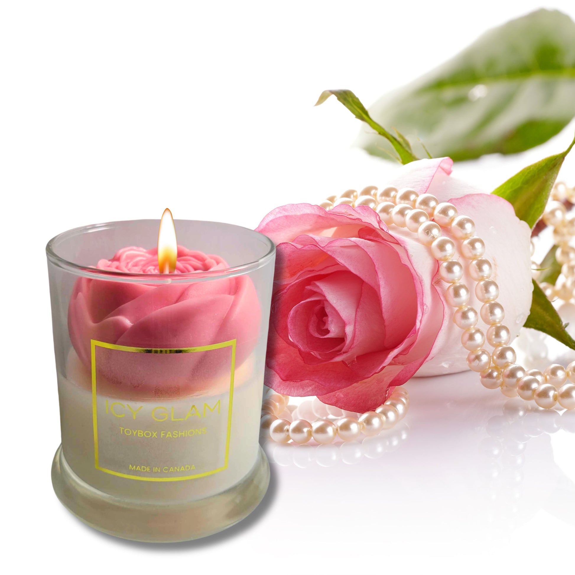 Scented Peony Soy Wax Candle