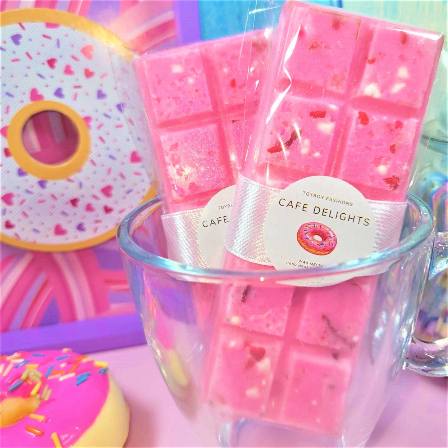Cafe Delights Strawberry Jelly Scented Soy Wax Melt Bar 1.7 oz/ 50 ml