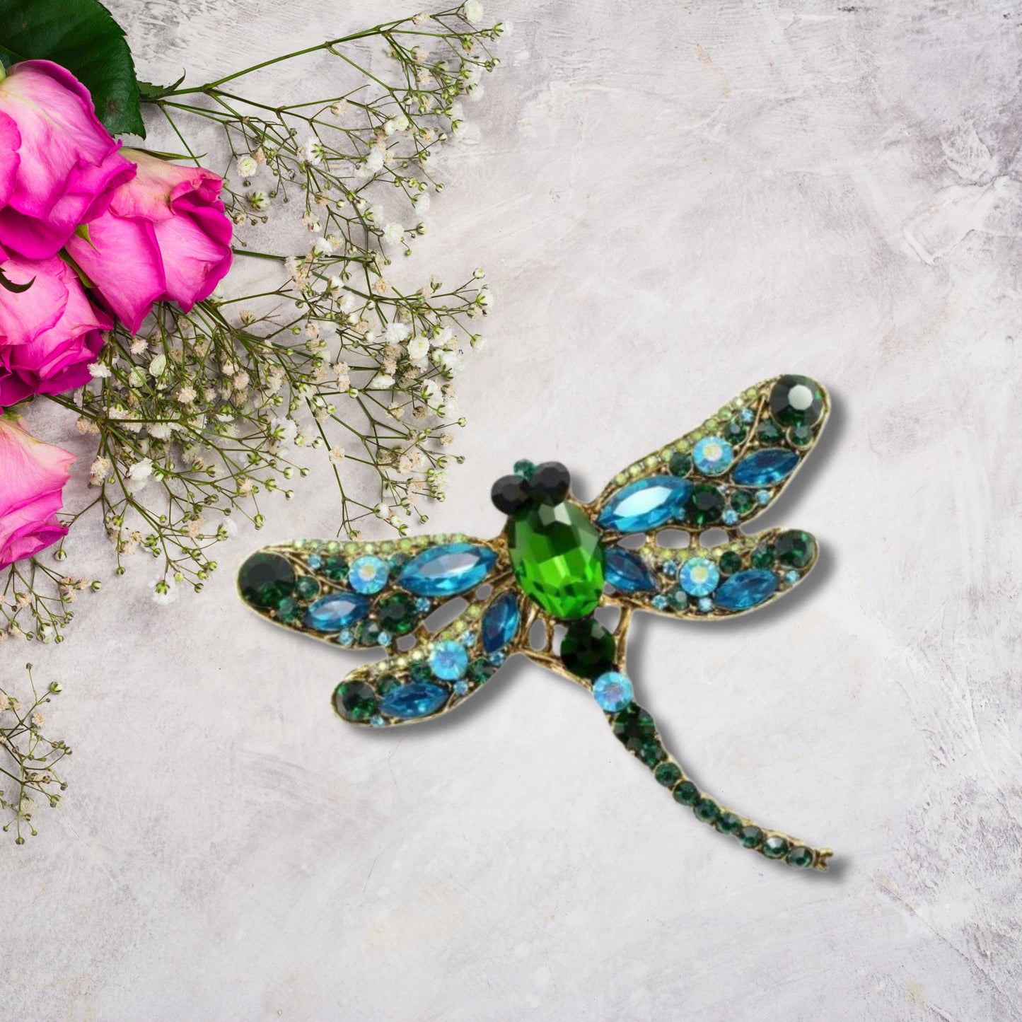 Rhinestone Statement Brooch Pin Collection