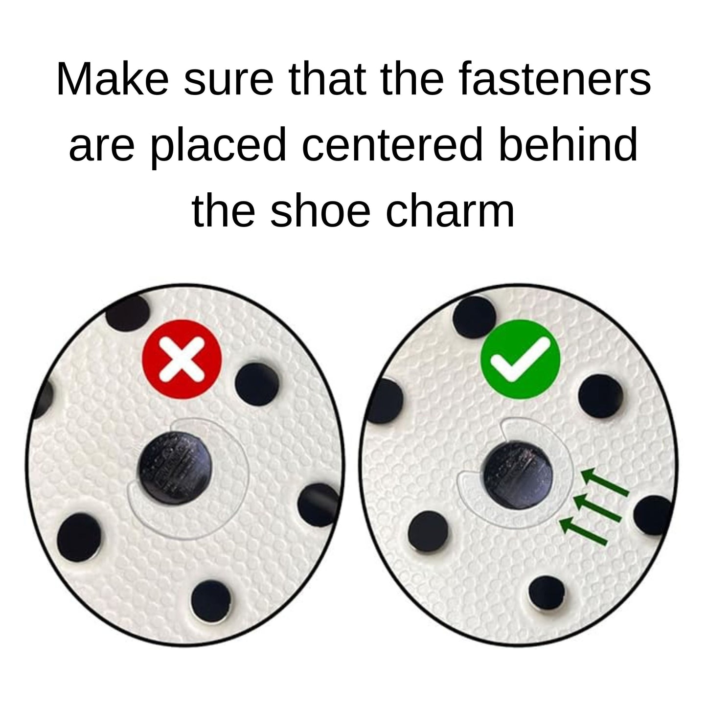 Shoe Charm Fastener Stoppers