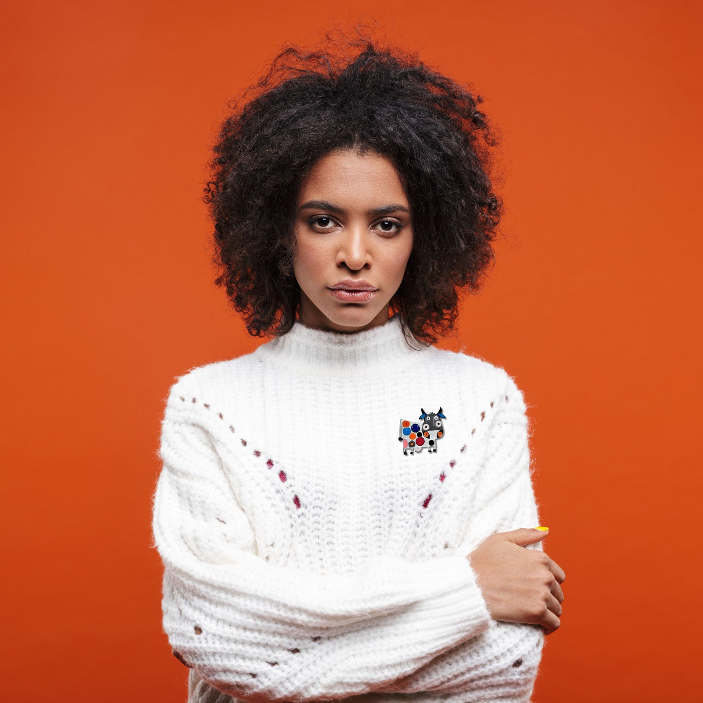 Cow Statement Brooch Pin Collection