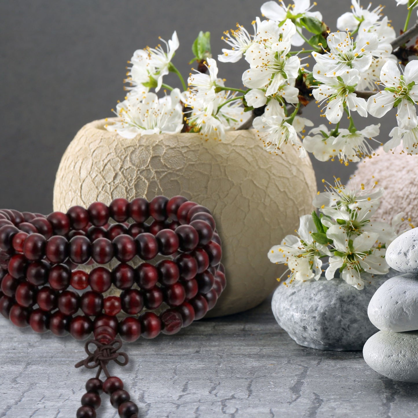 Natural Brown Sandalwood Healing Bracelet Necklace