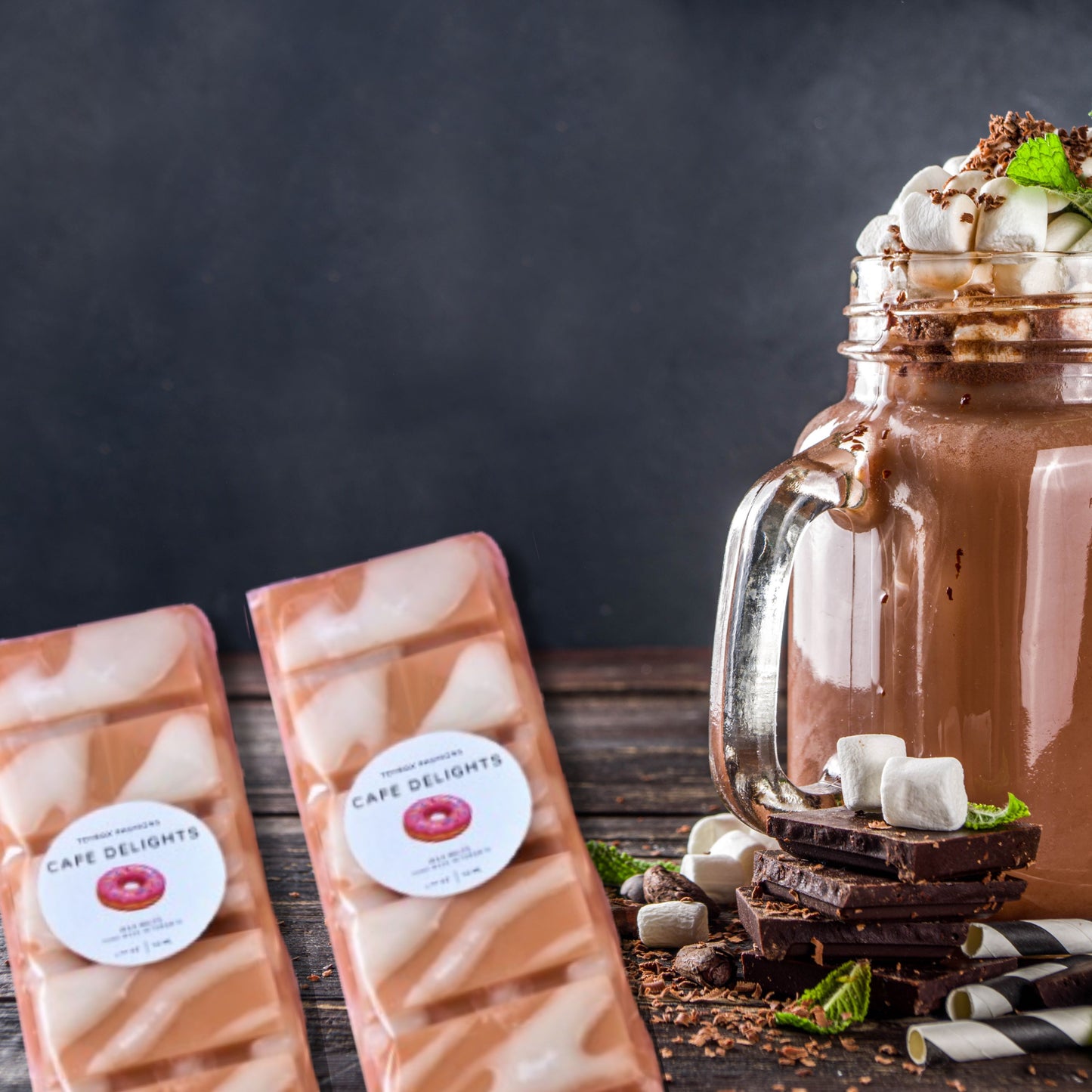 Cafe Delights Scented Soy Wax Melt Bar Collection