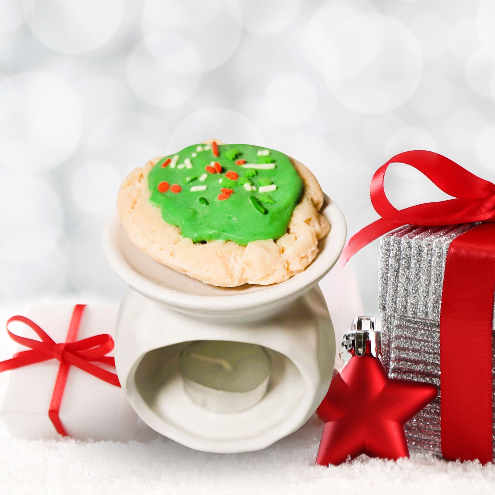 Cafe Delights Christmas Sugar Cookie Scented Soy Wax Melt & Warmer Gift Set