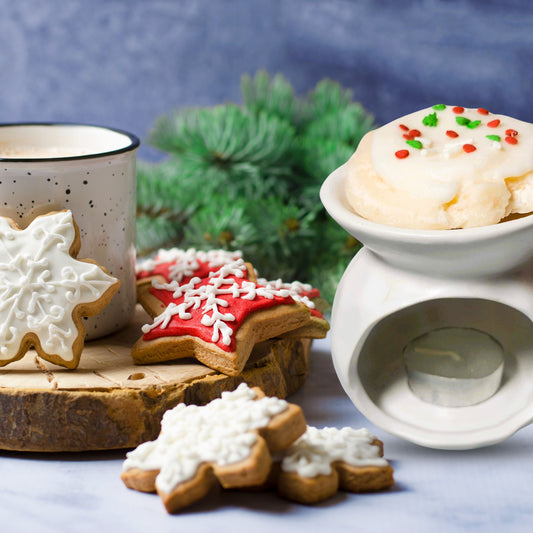 Cafe Delights Christmas Sugar Cookie Scented Soy Wax Melt & Warmer Gift Set