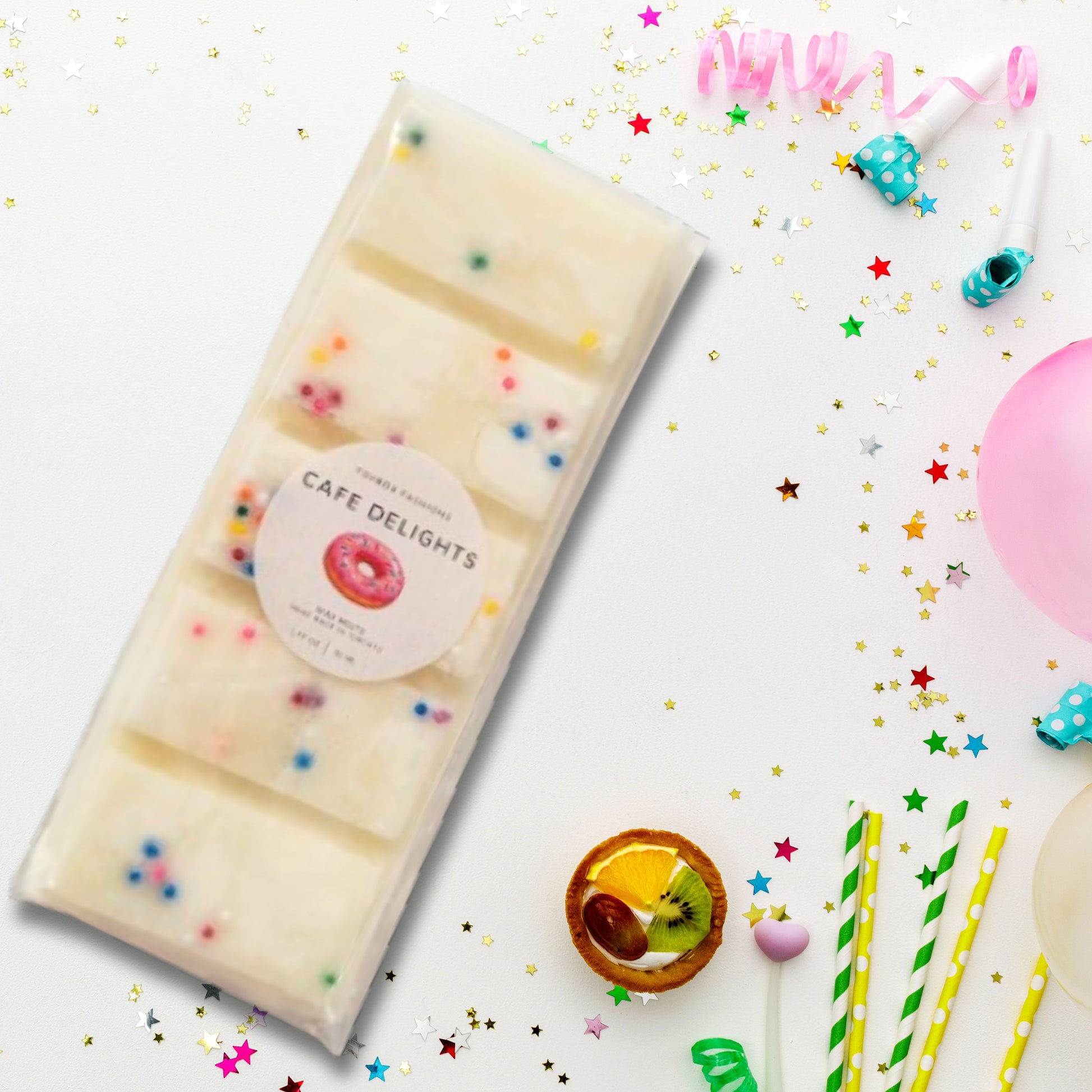 Cafe Delights Confetti Birthday Cake Soy Wax Melts