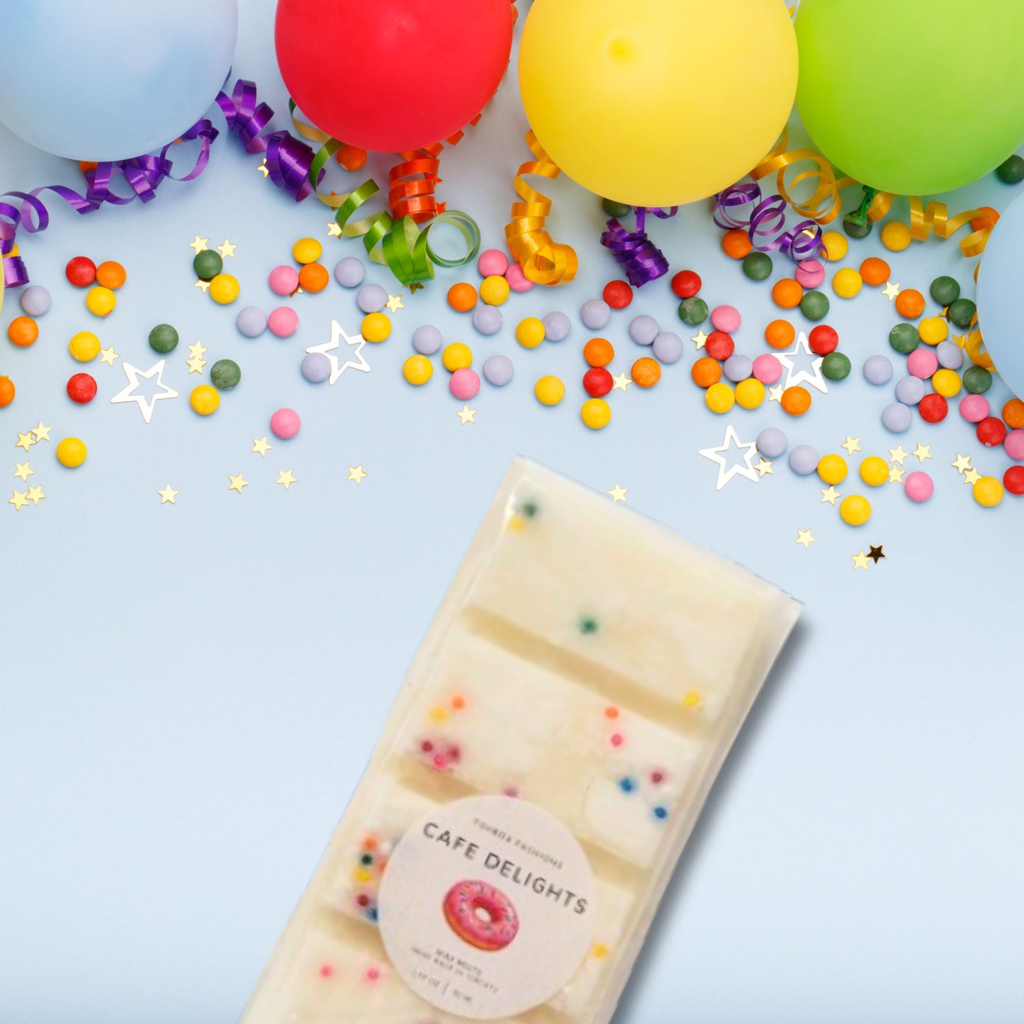 Cafe Delights Confetti Birthday Cake Soy Wax Melts