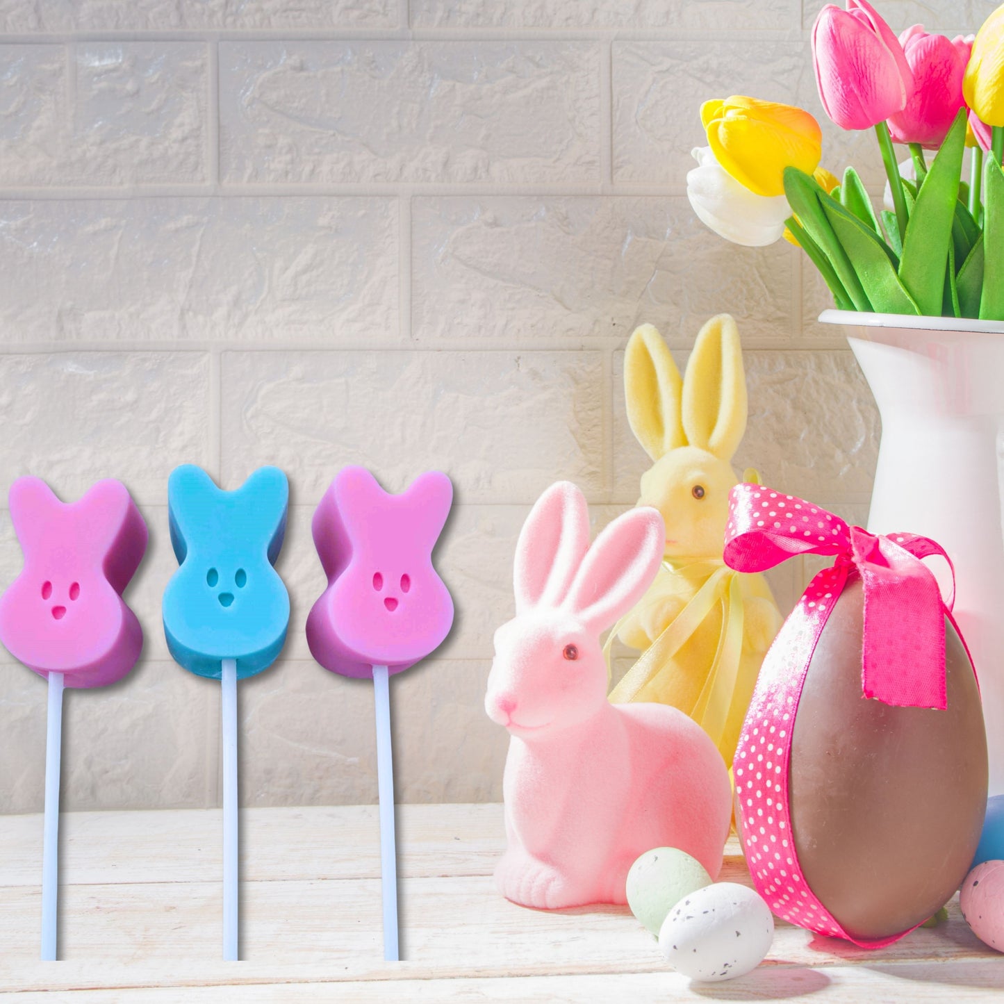 Easter Delights Marshmallow Peeps Lollipops Scented Soy Wax Melts