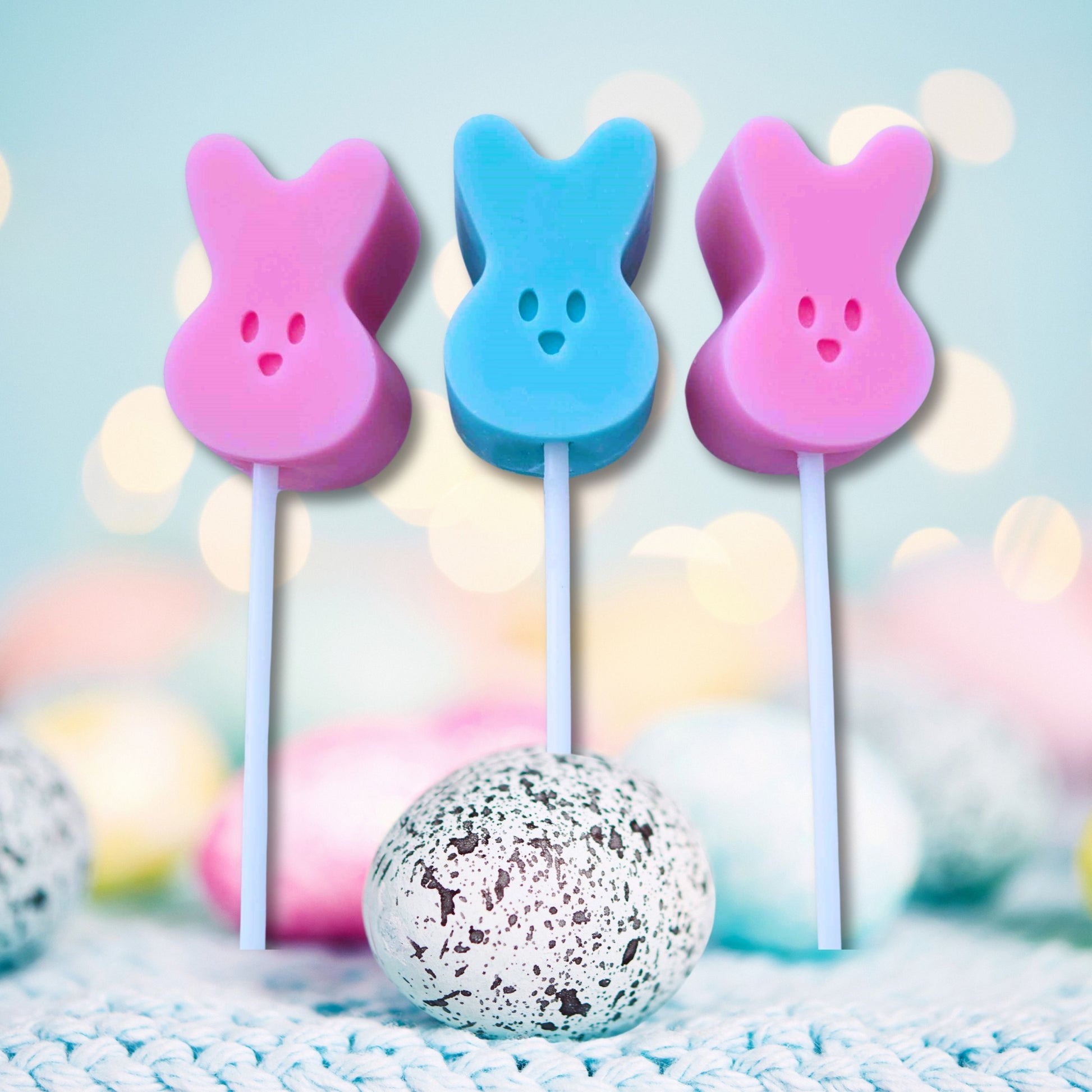 Easter Delights Marshmallow Peeps Lollipops Scented Soy Wax Melts