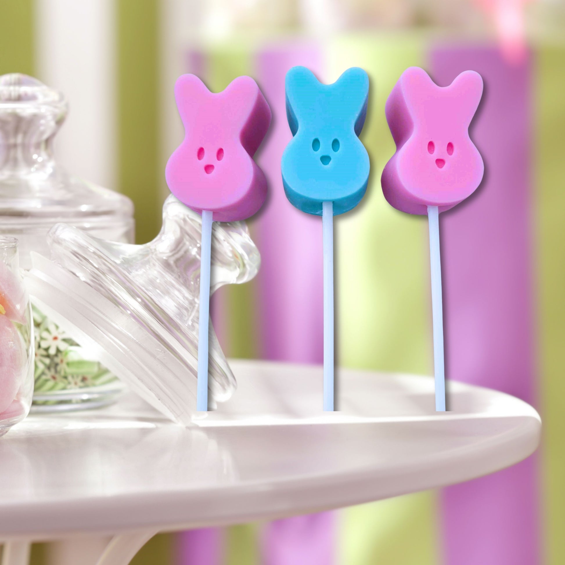 Easter Delights Marshmallow Peeps Lollipops Scented Soy Wax Melts