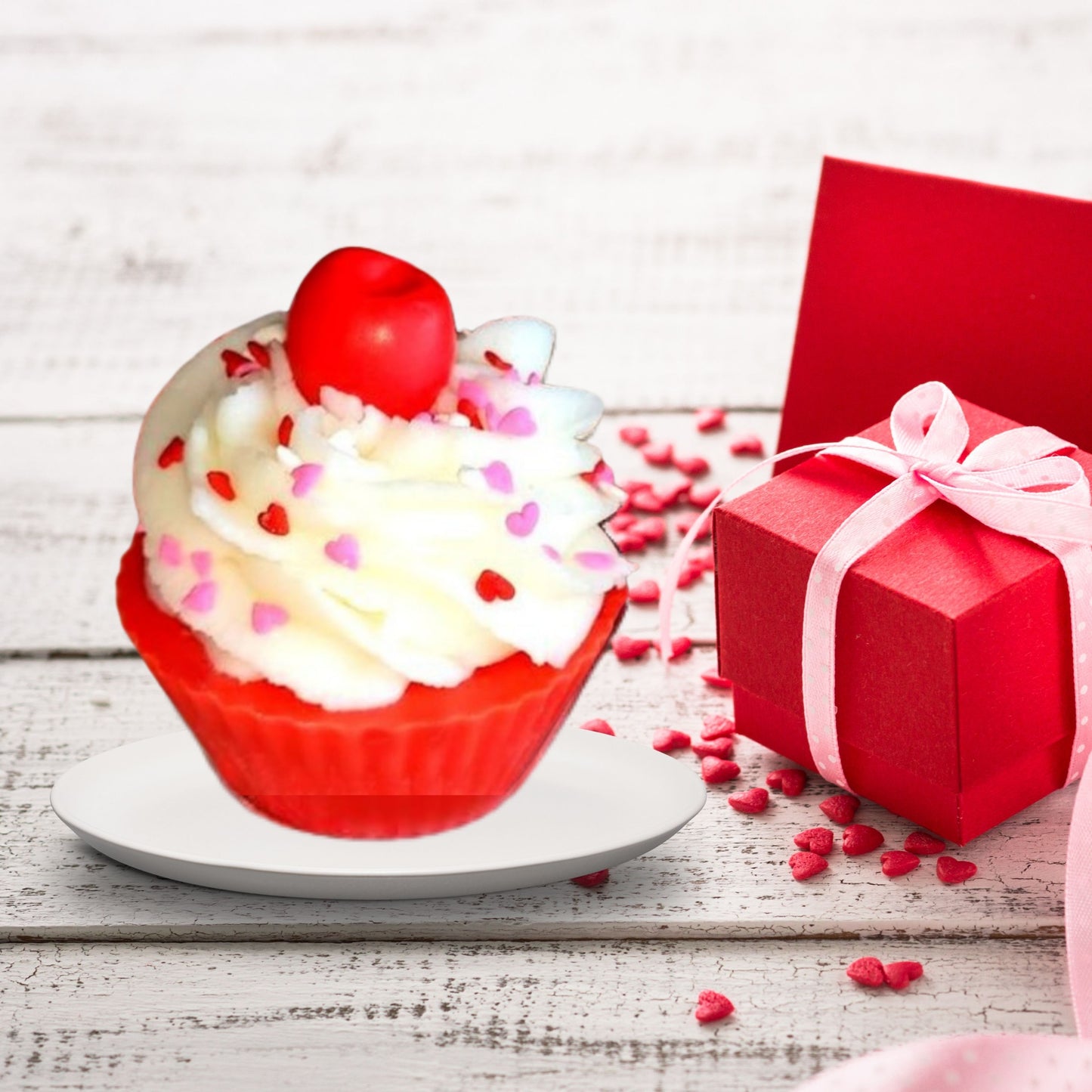 Valentine's Day Scented Soy Wax Melt Cupcakes