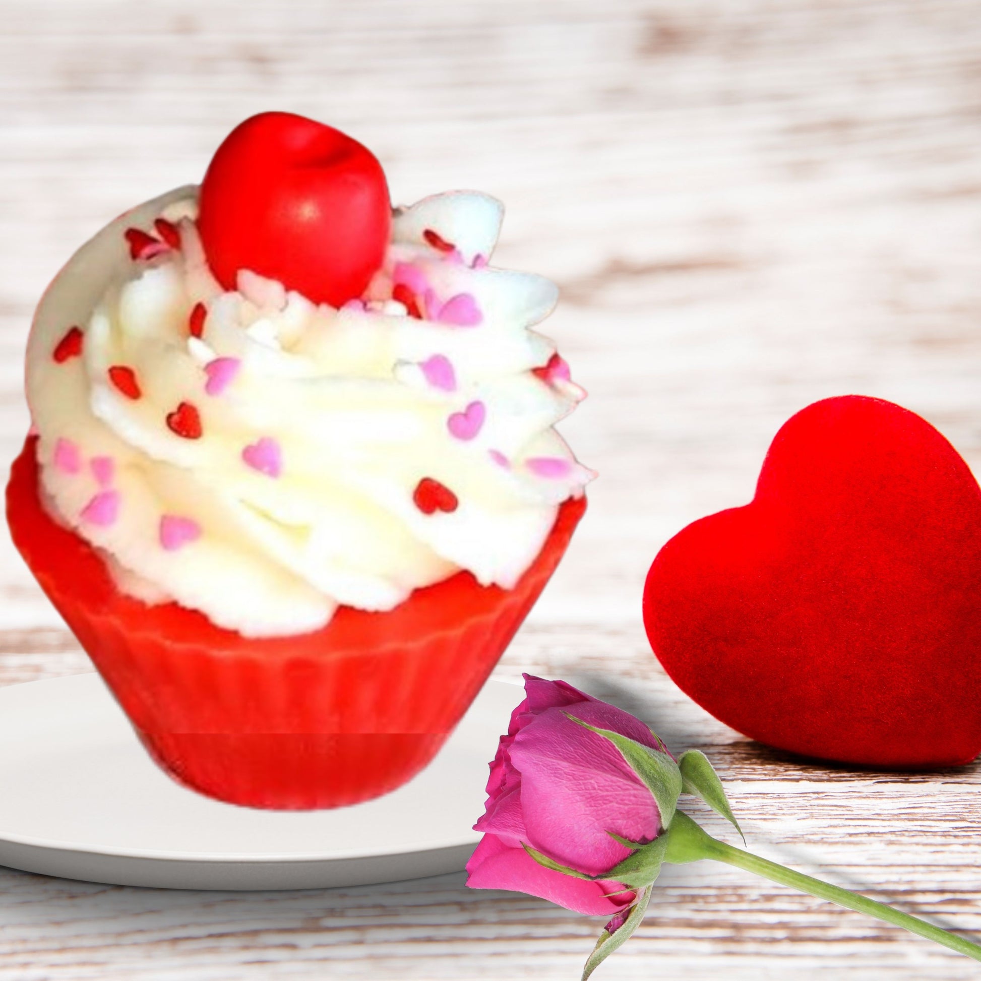 Valentine's Day Scented Soy Wax Melt Cupcakes