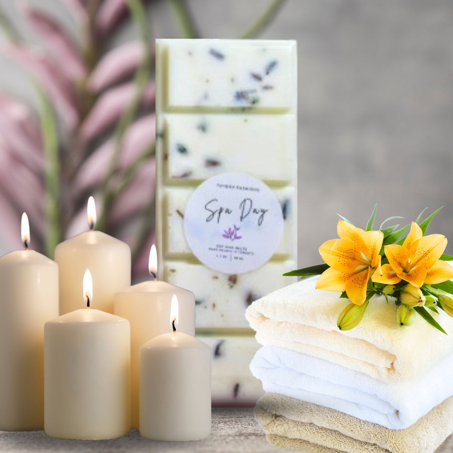 Spa Day Honey Lavender Scented Soy Wax Melt Bars