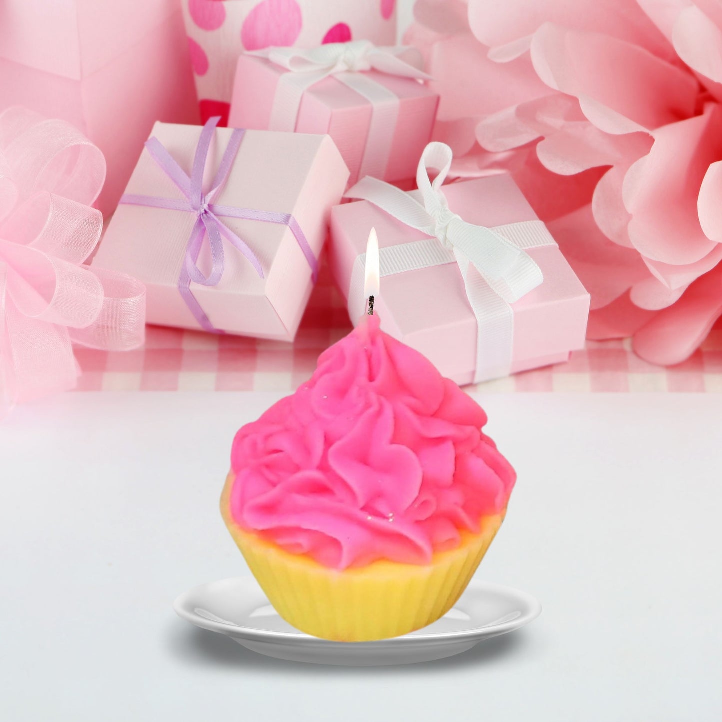 Spring Delights Baby Shower Cupcake Scented Soy Wax Candles
