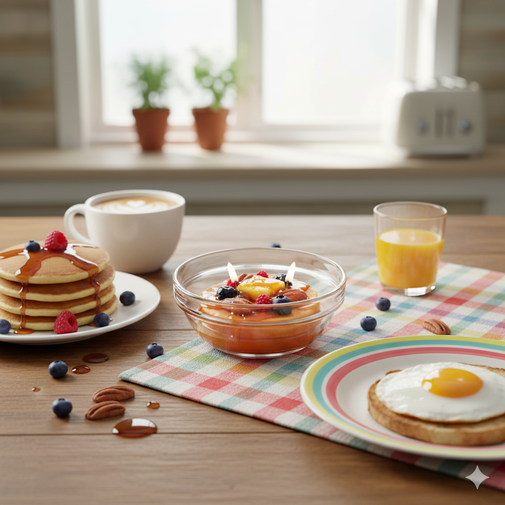 Cafe Delights Pumpkin Spice Pancake Scented Soy Wax Candle