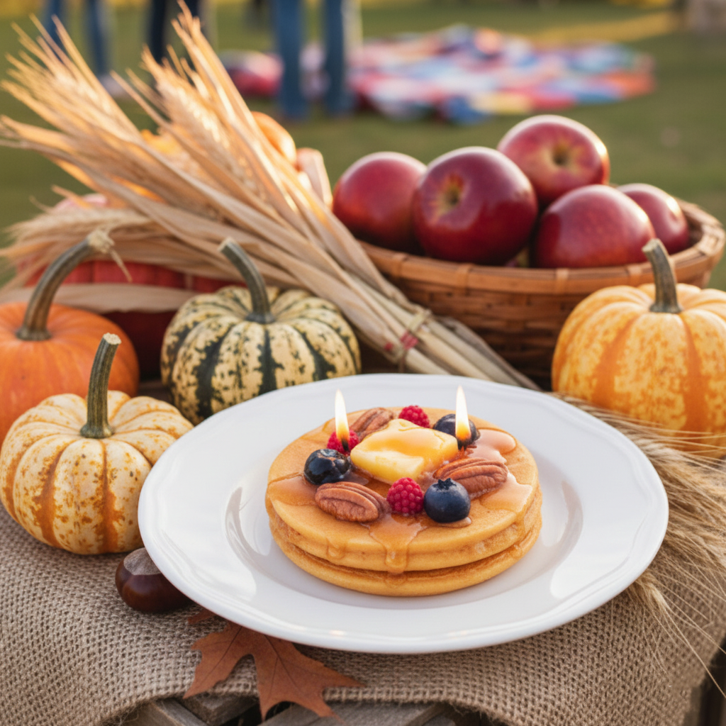 Cafe Delights Pumpkin Spice Pancake Scented Soy Wax Candle