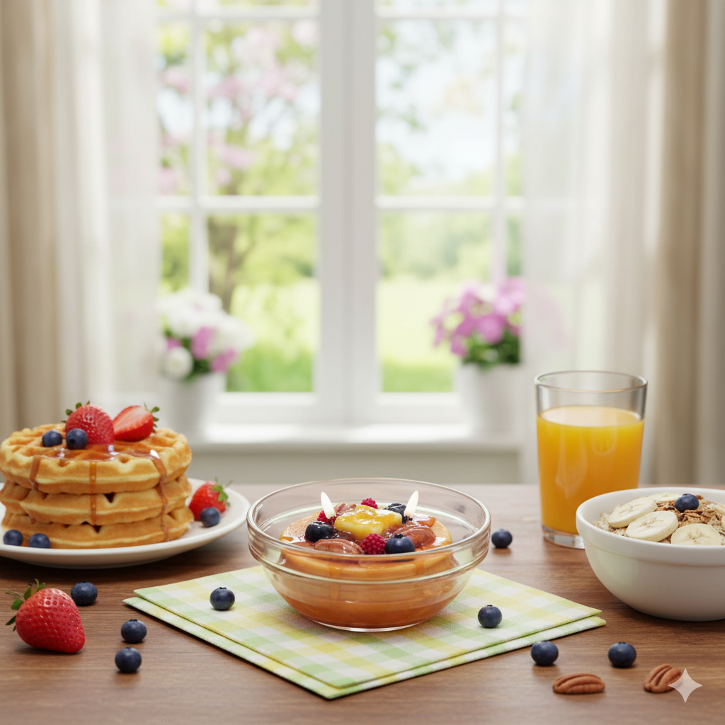 Cafe Delights Pumpkin Spice Pancake Scented Soy Wax Candle