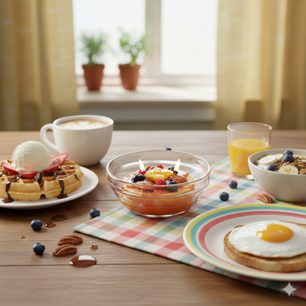 Cafe Delights Pumpkin Spice Pancake Scented Soy Wax Candle