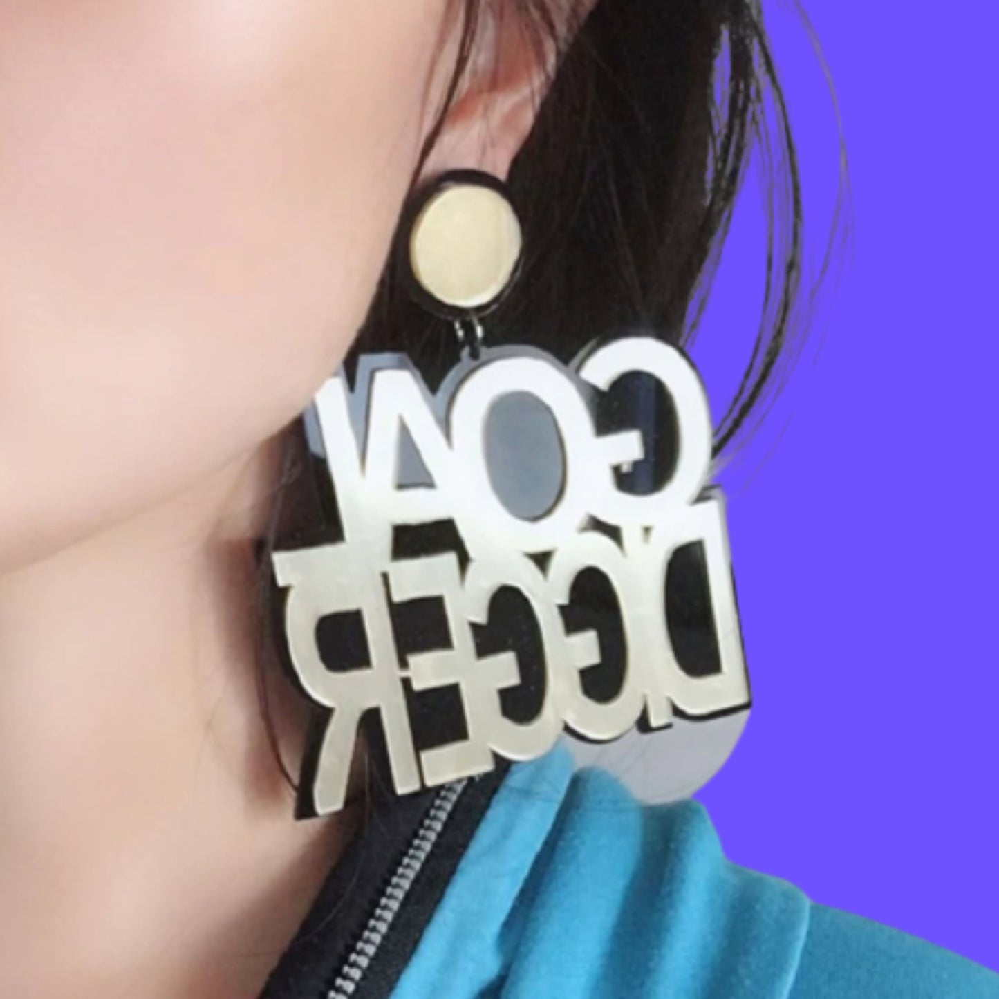 She's A Goal Digger Statement Earrings