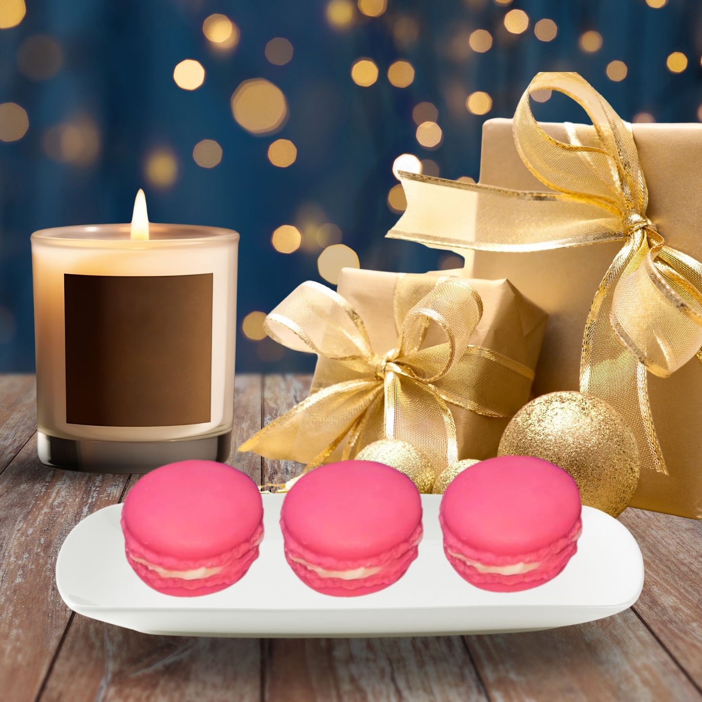 Large Valentine's Day Macaron Scented Wax Melts Set