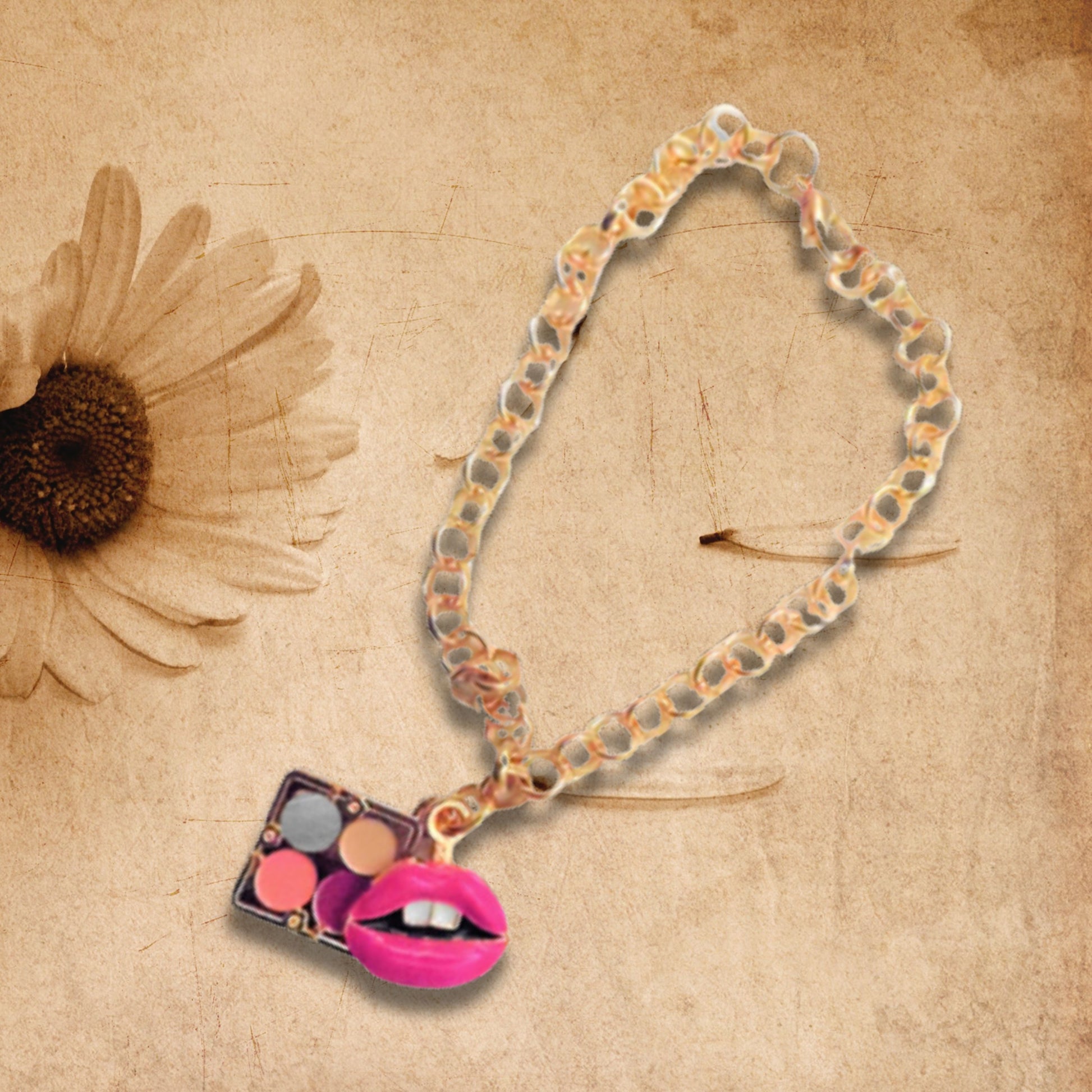 Pucker Up Charm Bracelet