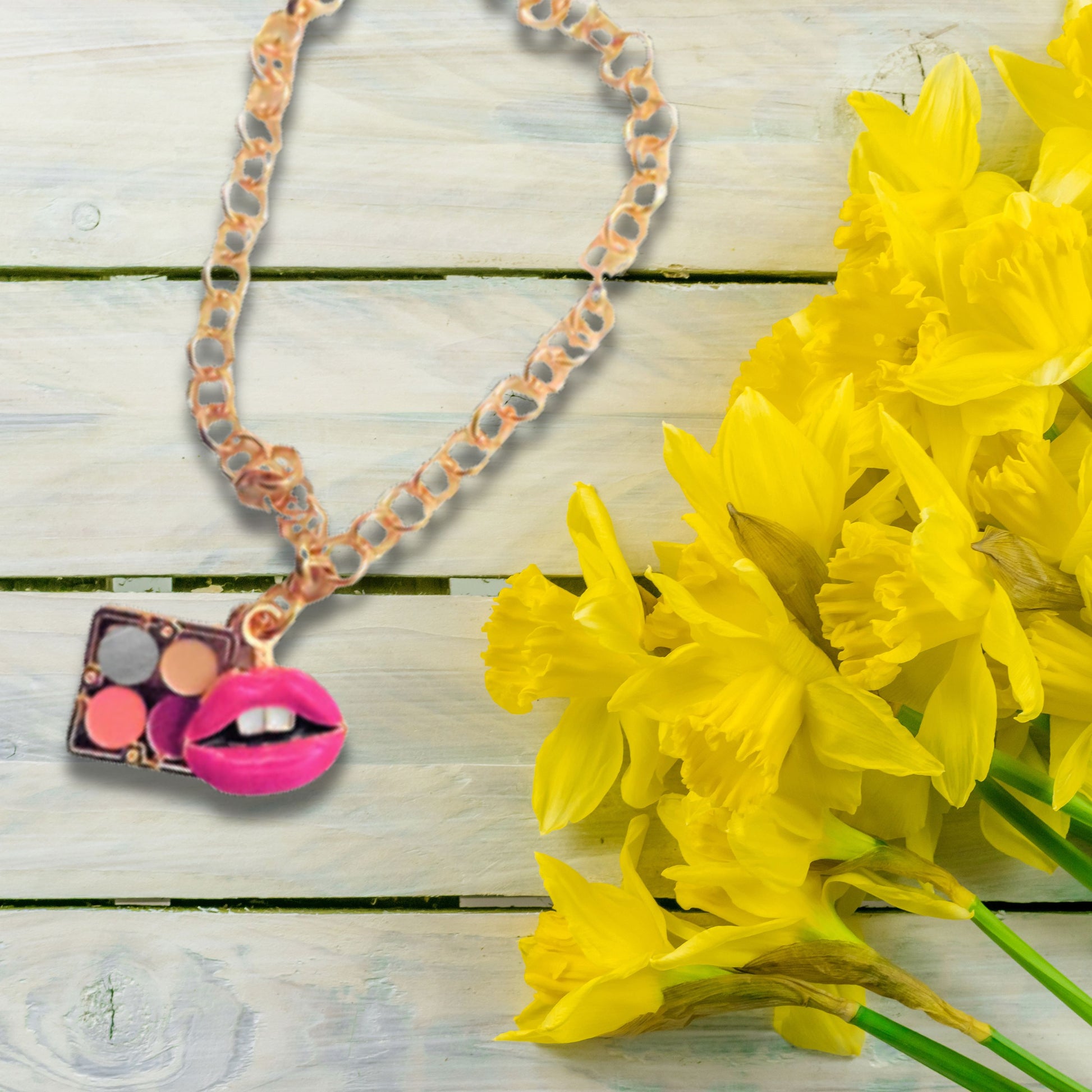 Pucker Up Charm Bracelet