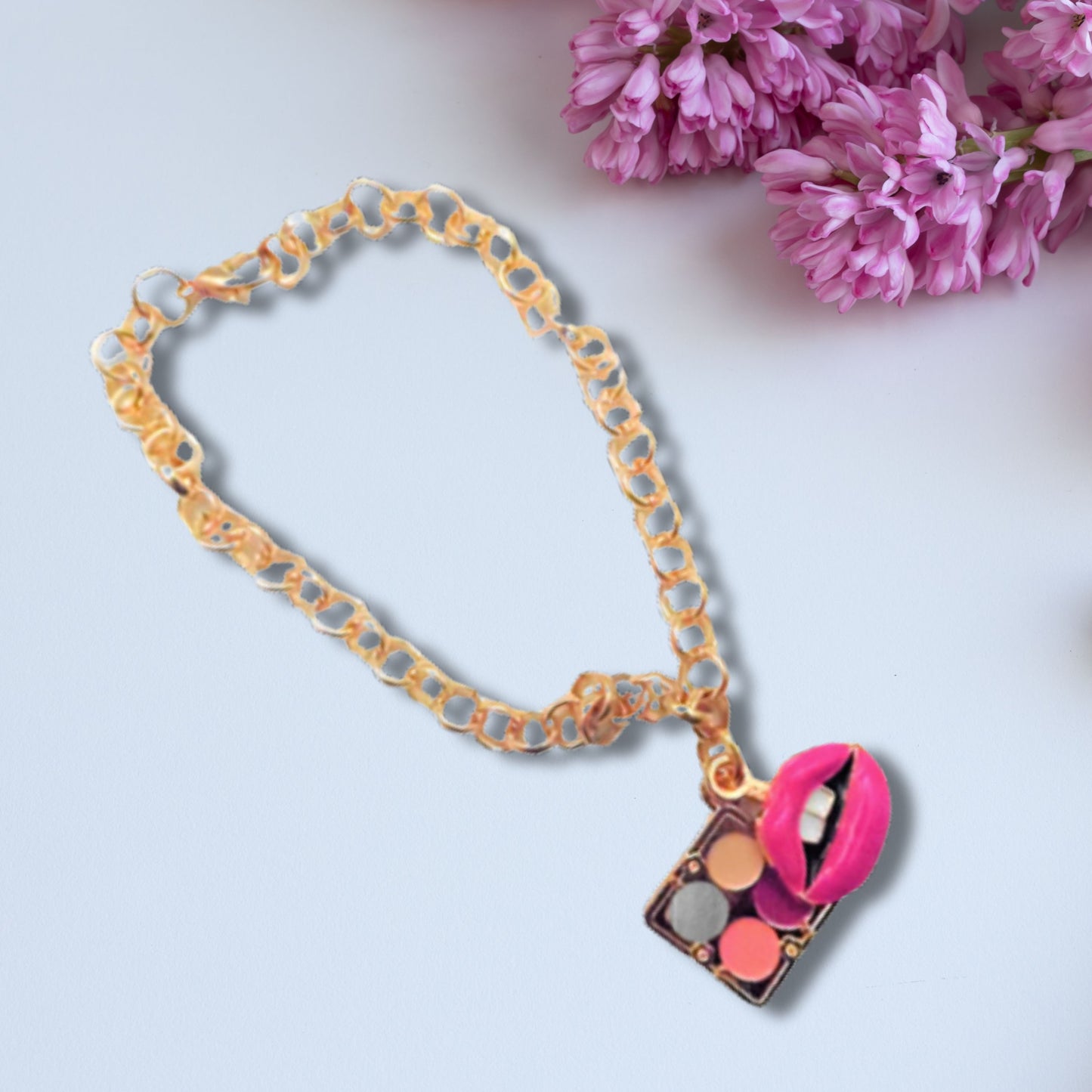 Pucker Up Charm Bracelet