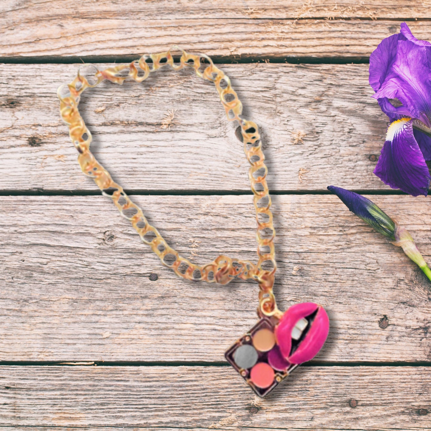 Pucker Up Charm Bracelet