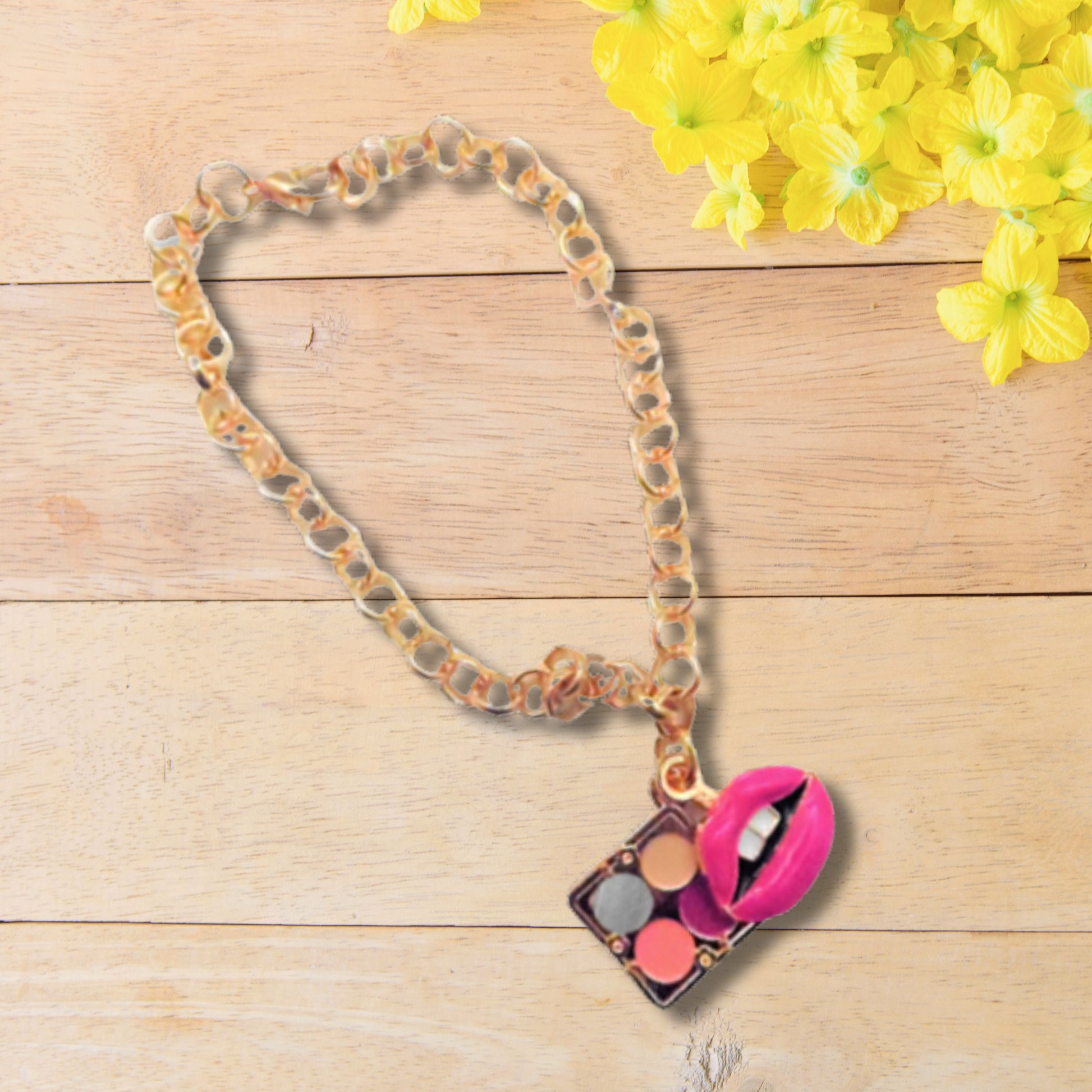 Pucker Up Charm Bracelet