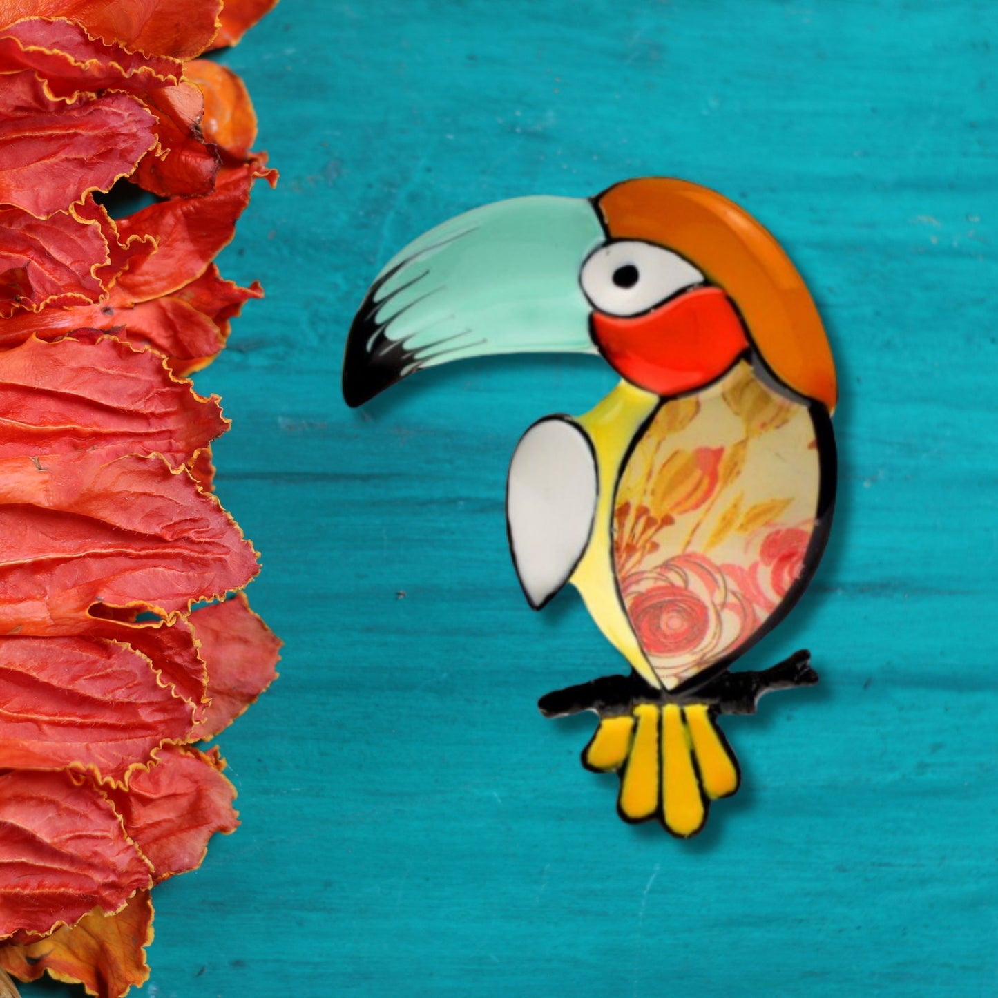 Parrot Brooch Pin Collection