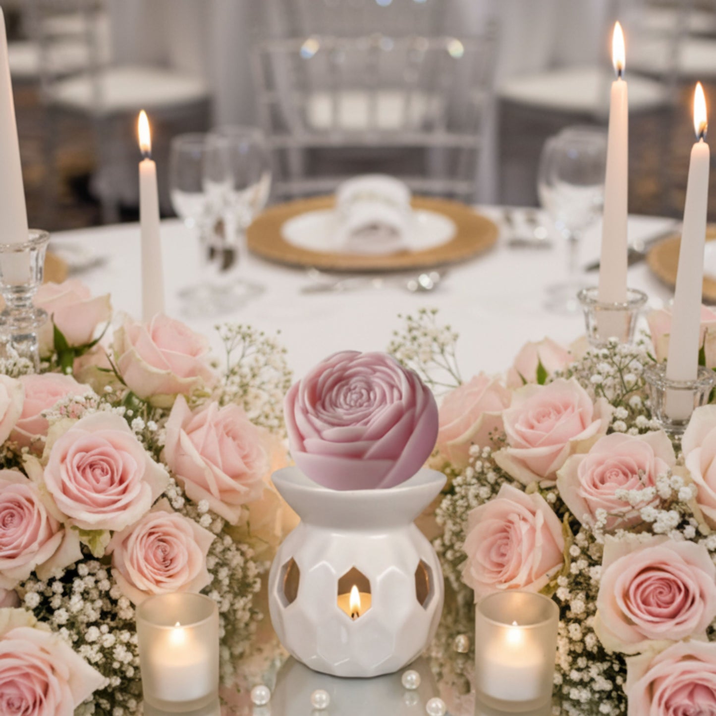 Scented Peony Soy Wax Candle or Wax Melt Gift Set