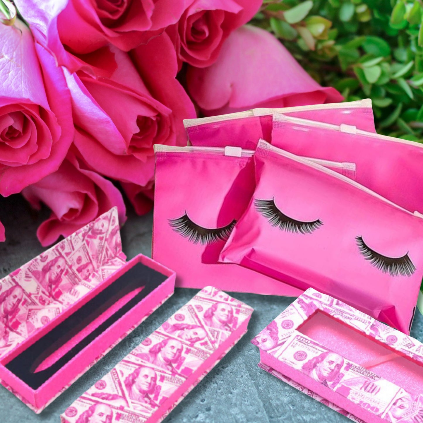 Hot Pink Lash Storage Travel Kit