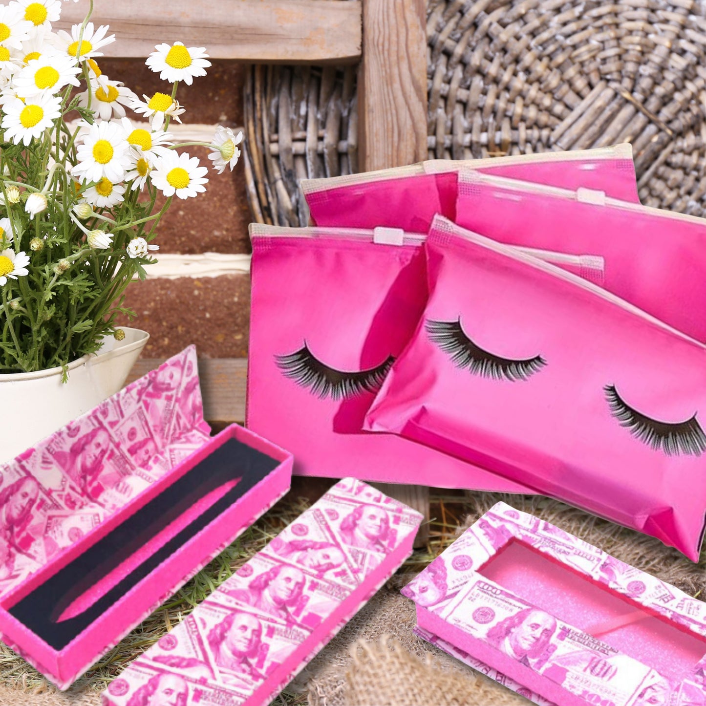 Hot Pink Lash Storage Travel Kit