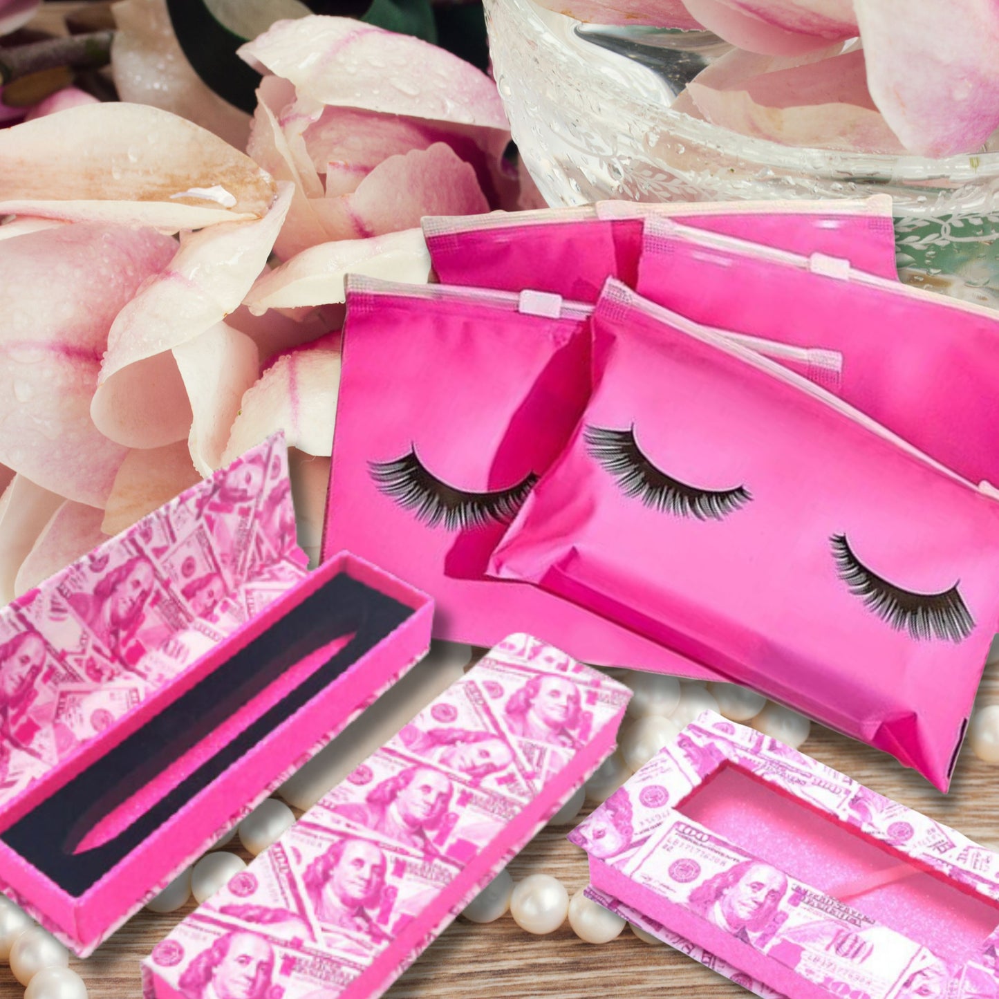 Hot Pink Lash Storage Travel Kit