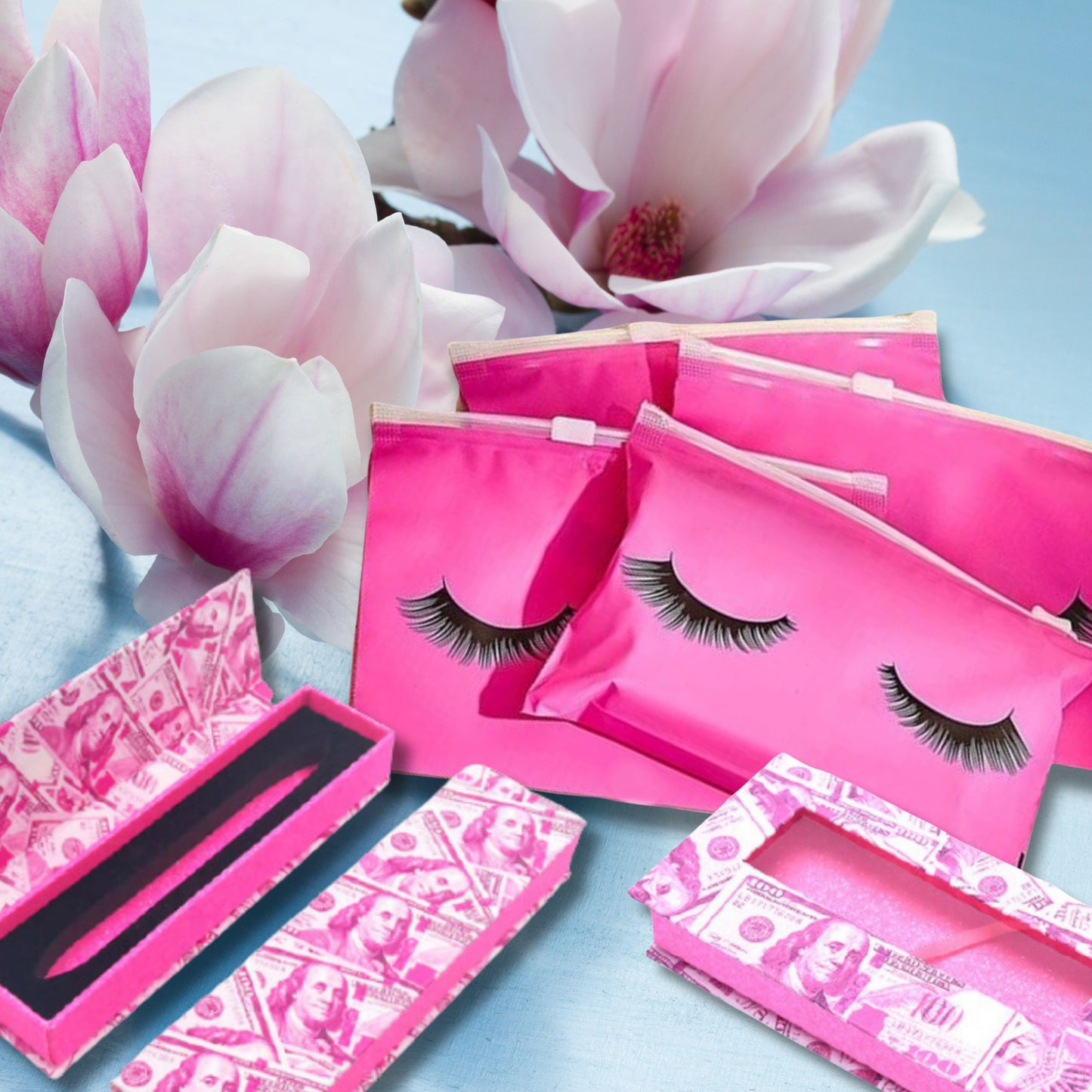 Hot Pink Lash Storage Travel Kit