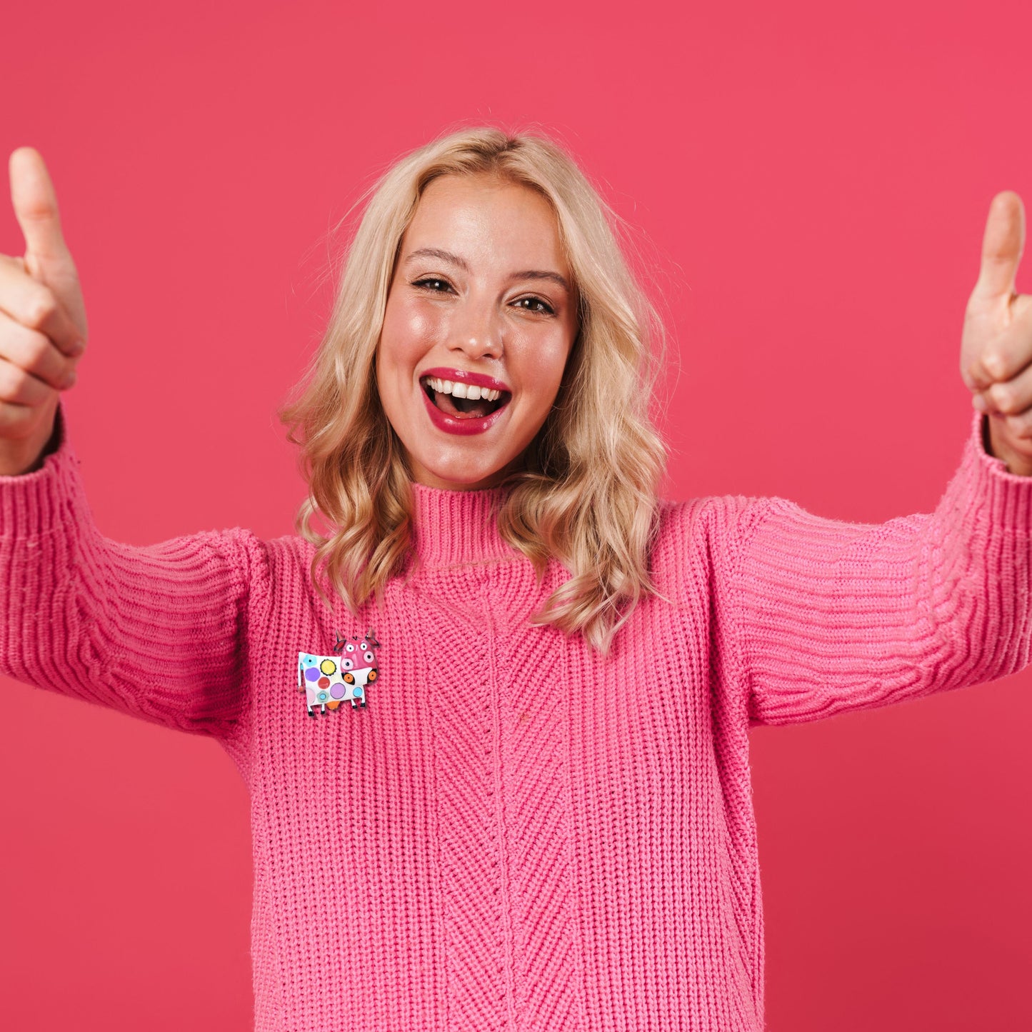 Cow Statement Brooch Pin Collection