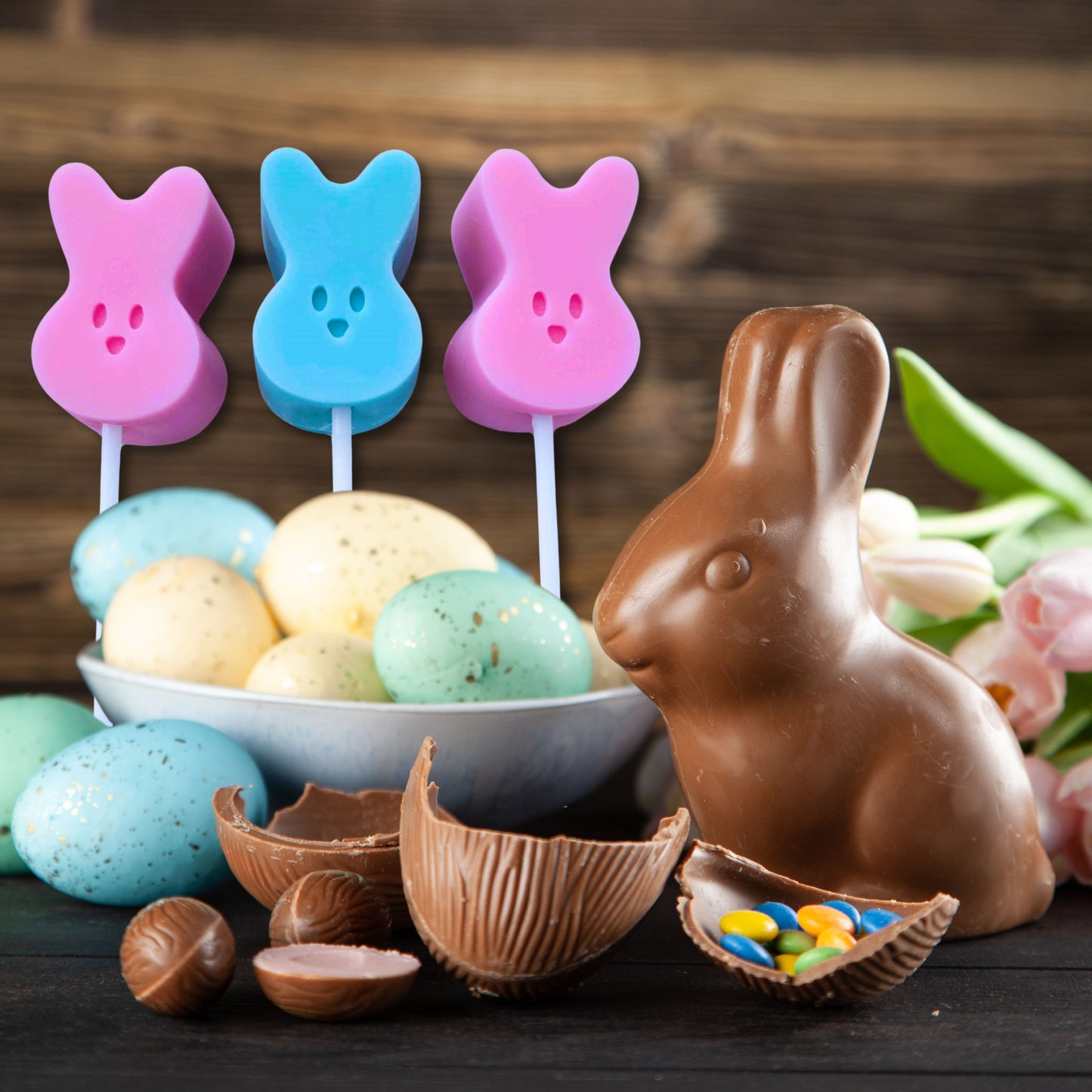 Easter Delights Marshmallow Peeps Lollipops Scented Soy Wax Melts