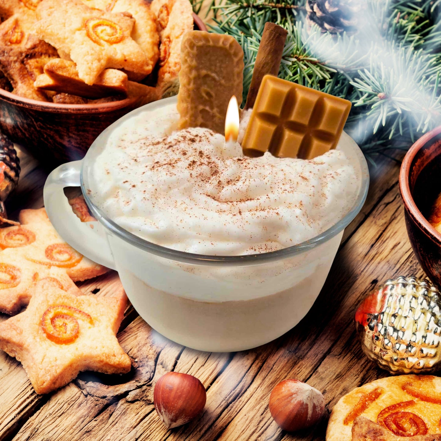 Cafe Delights Large Latte Soy Wax Candle Collection