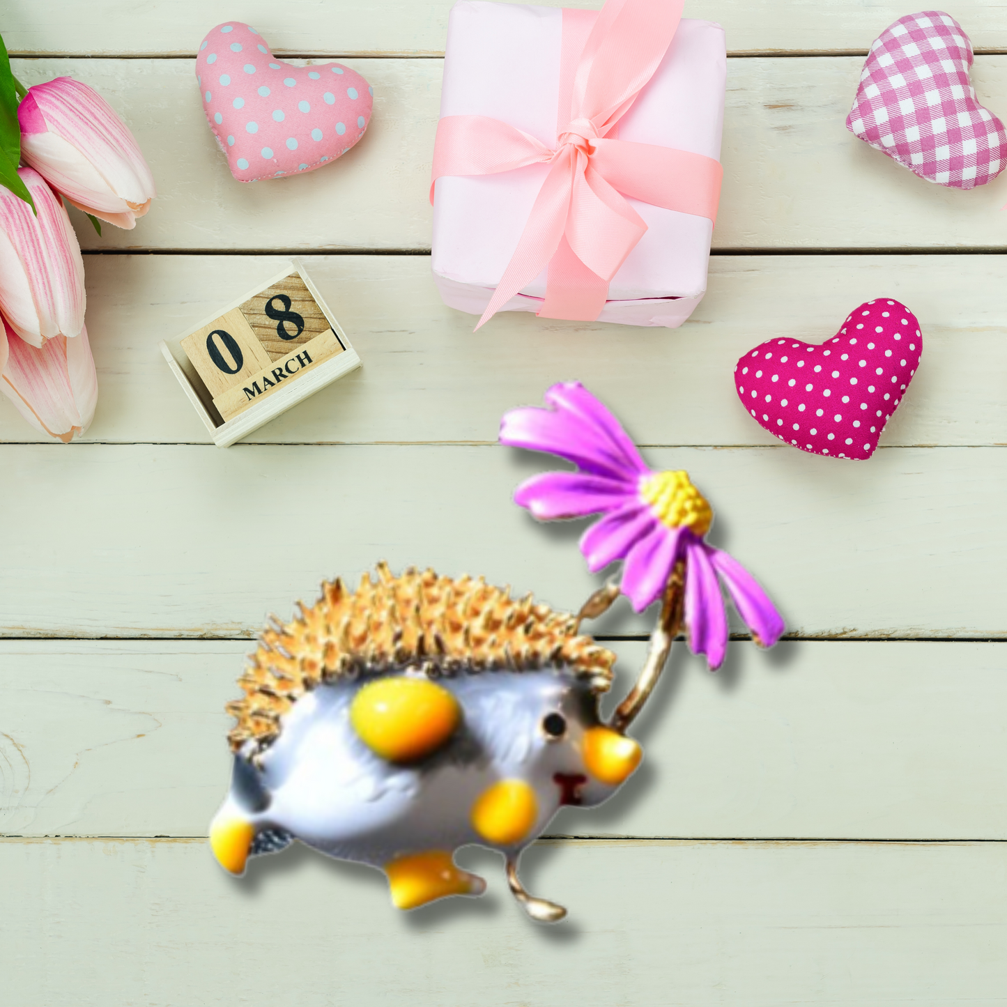 Hedgehog Brooch Pin Collection