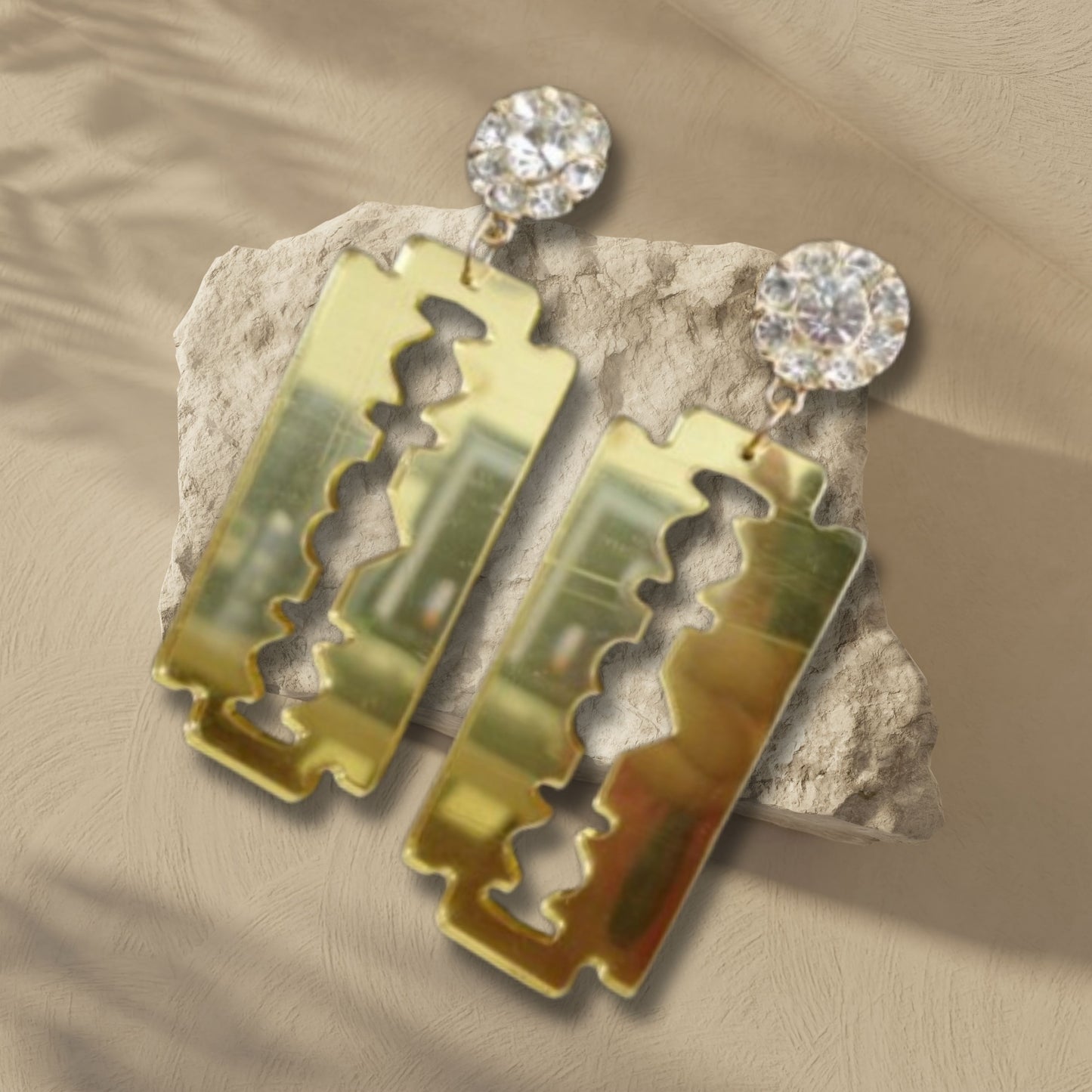 Razor Statement Earrings