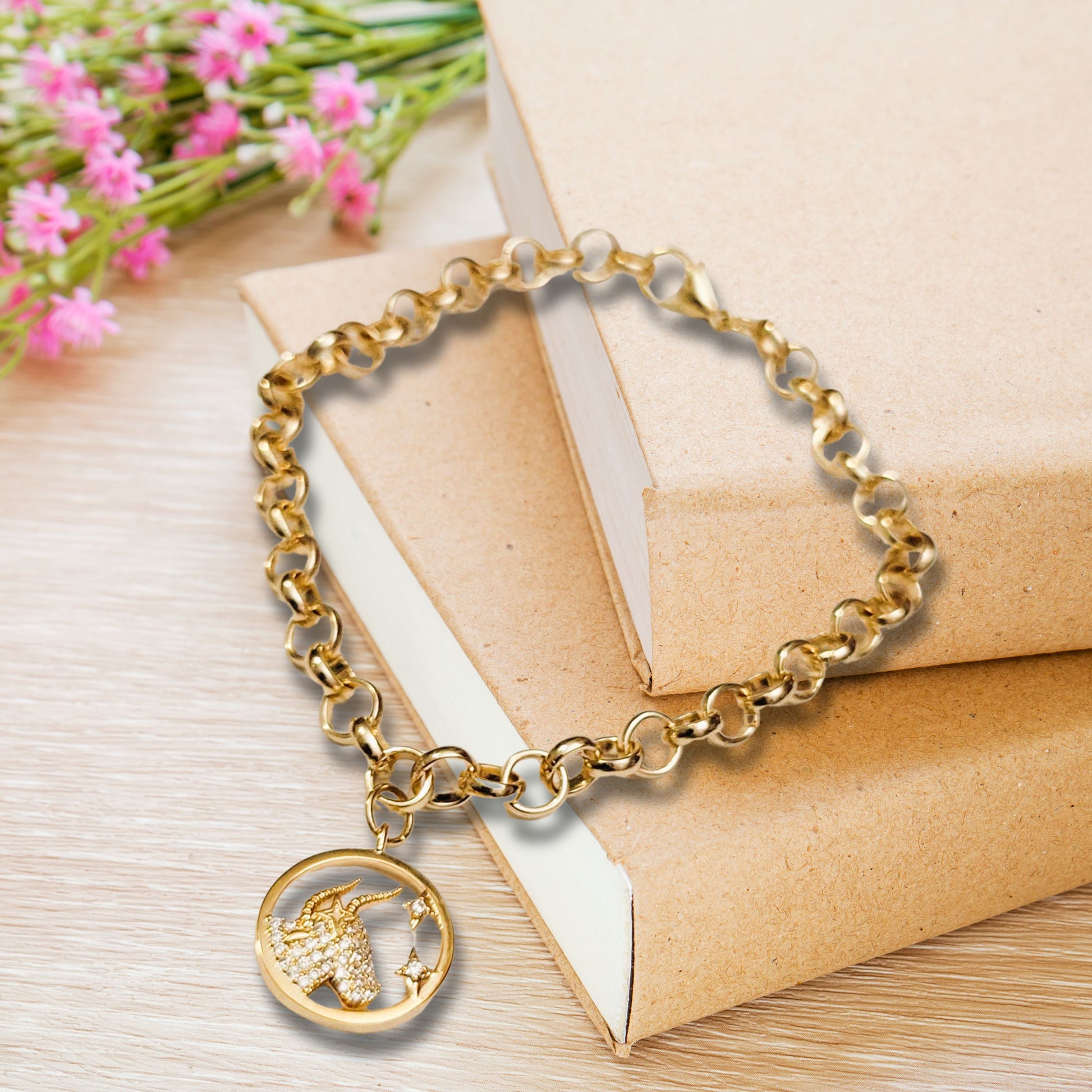 Zodiac Sign Charm Bracelet