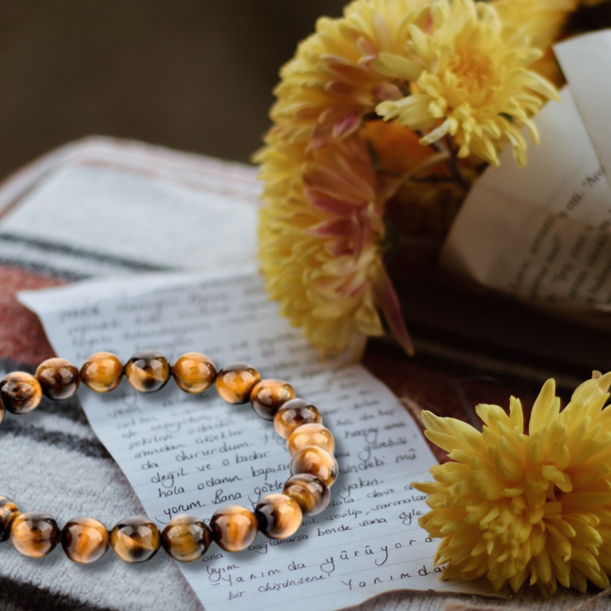 Natural Healing Tiger Eye Stretch Bracelet