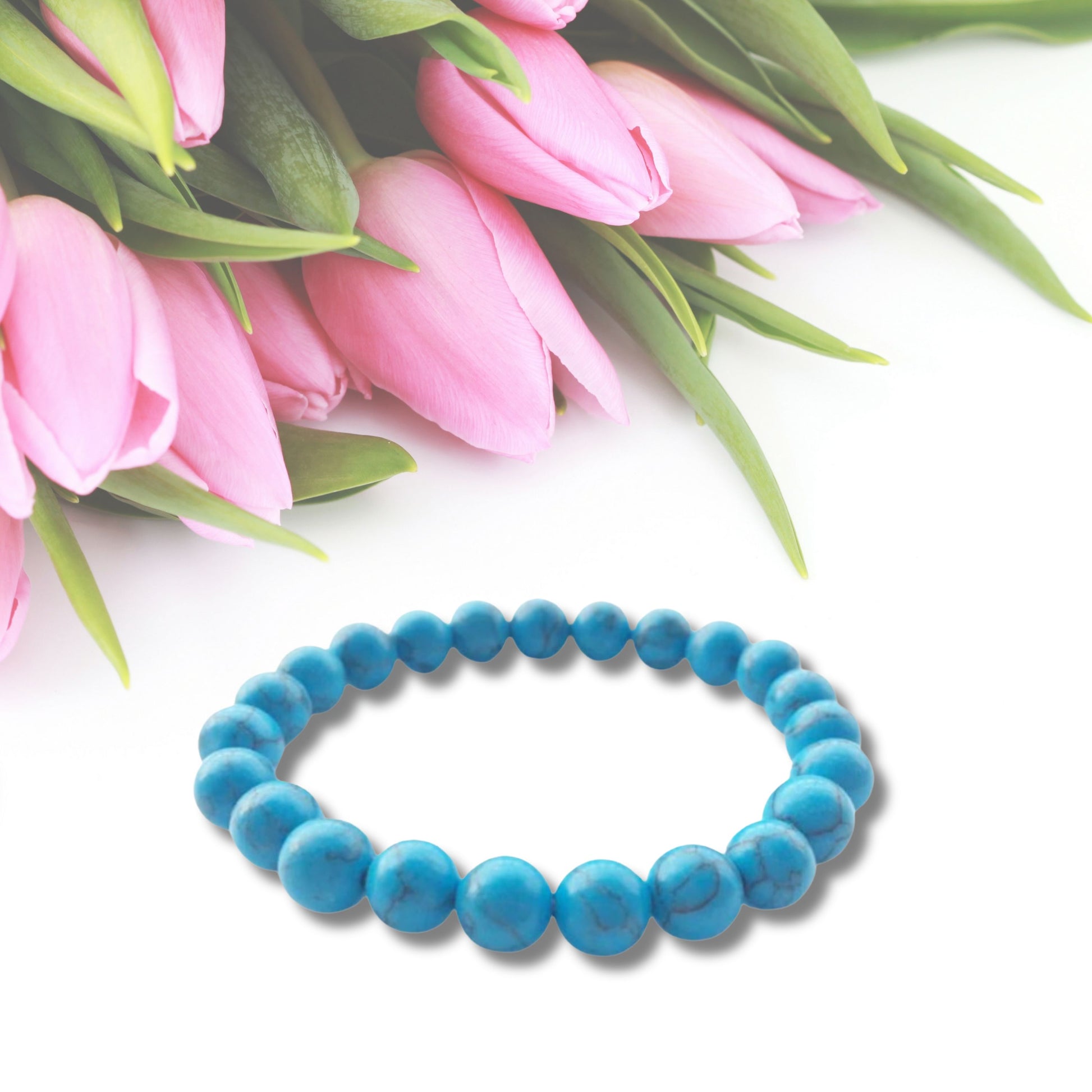 Natural Healing Turquoise Stretch Bracelet