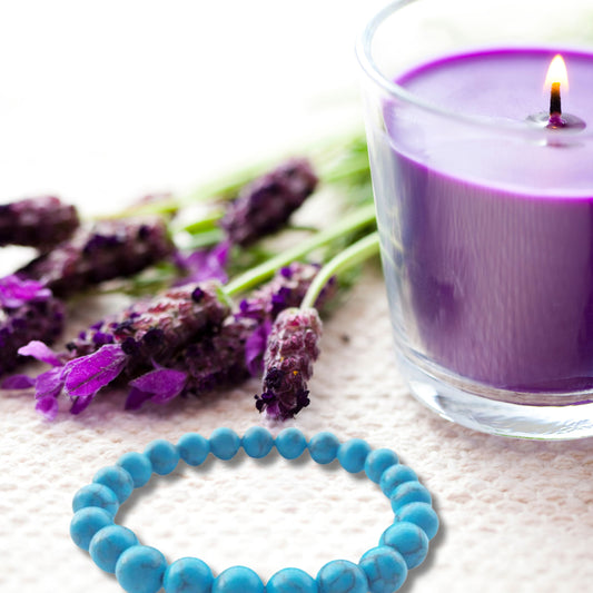 Natural Healing Turquoise Stretch Bracelet