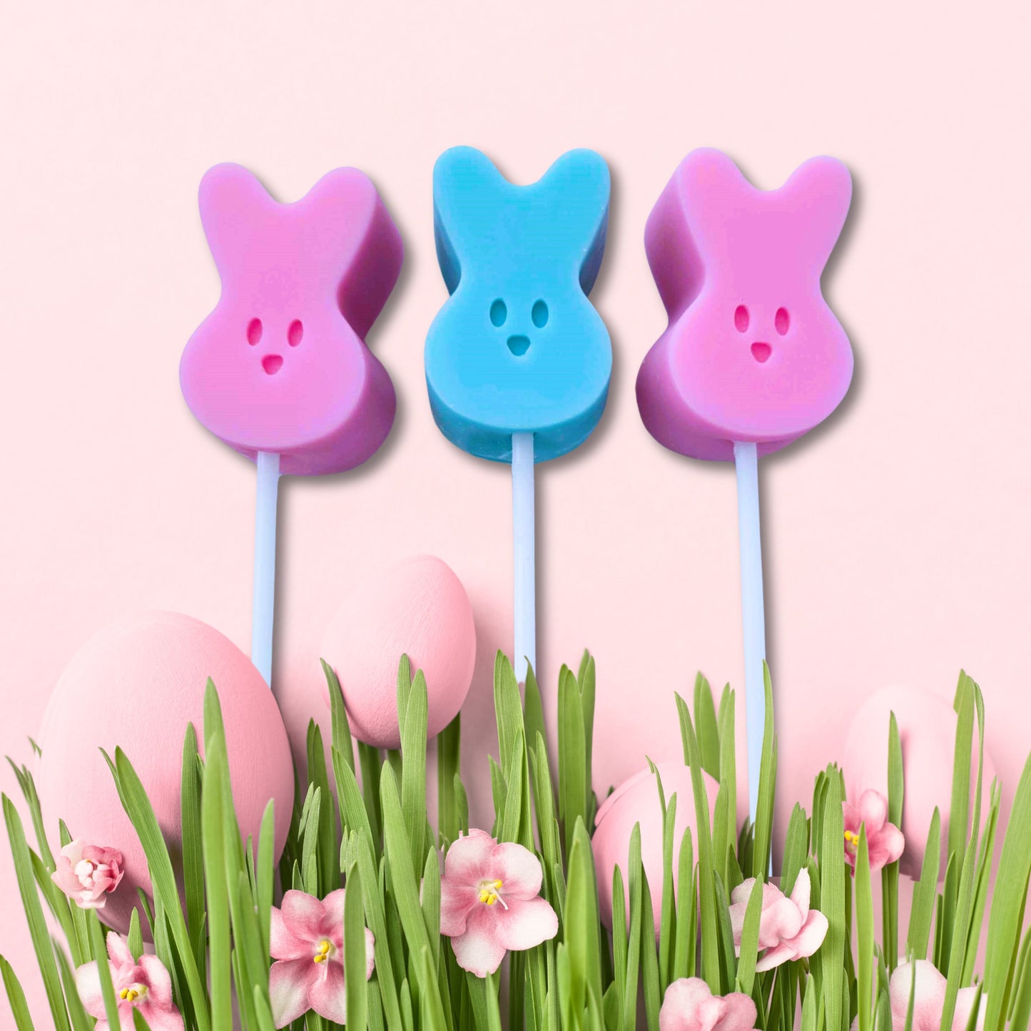 Easter Delights Marshmallow Peeps Lollipops Scented Soy Wax Melts