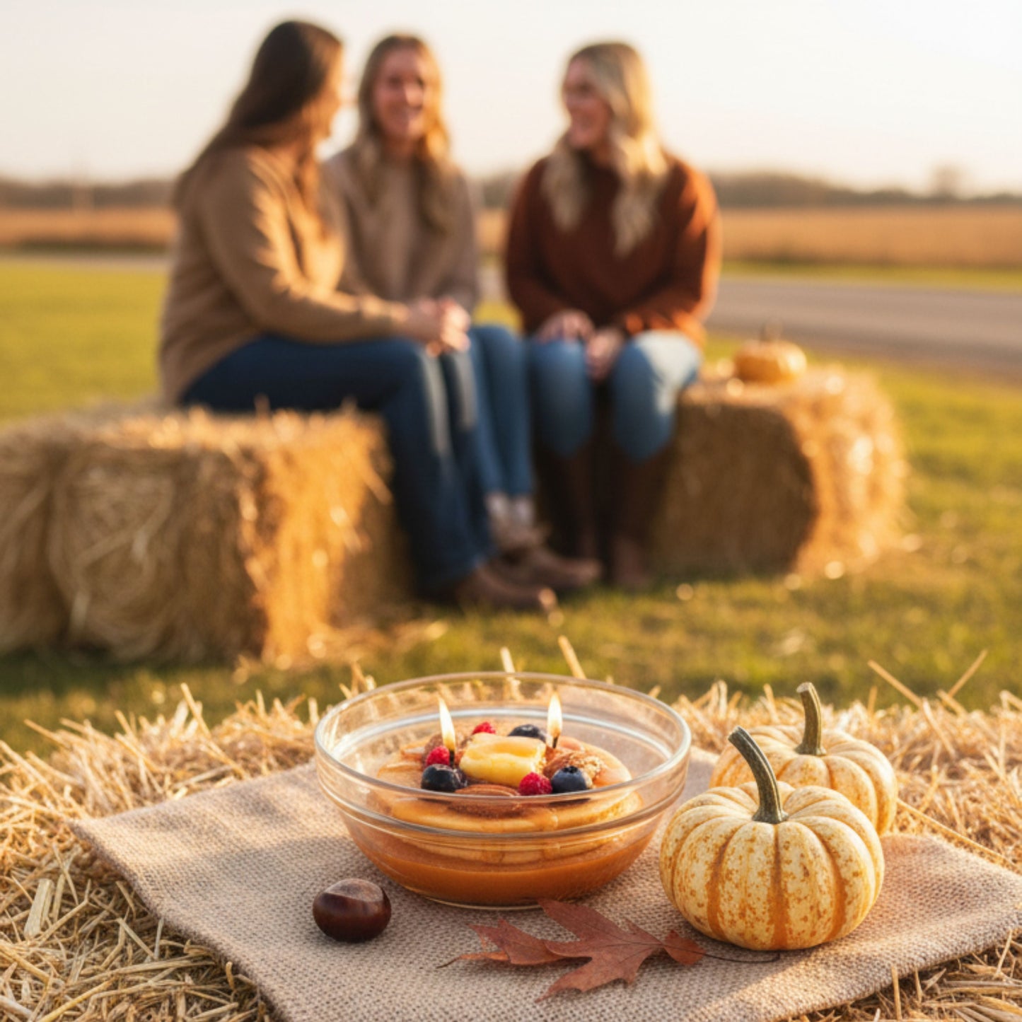 Cafe Delights Pumpkin Spice Pancake Scented Soy Wax Candle